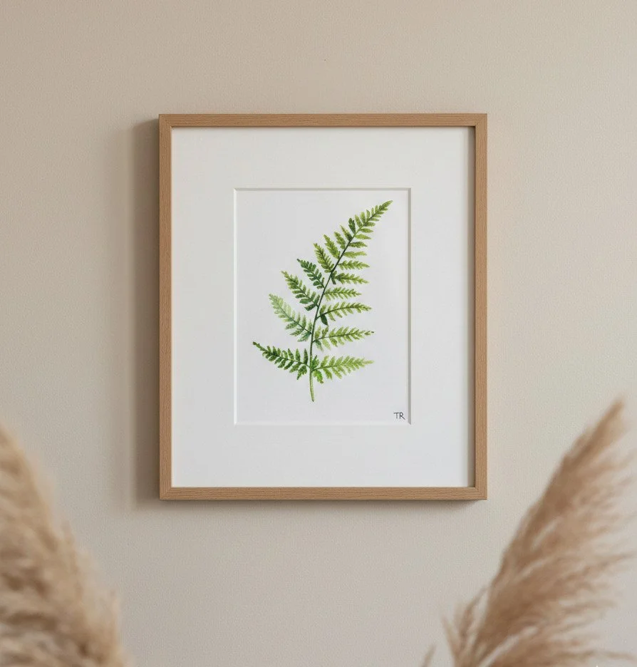 Fern Leaf — Watercolor Print