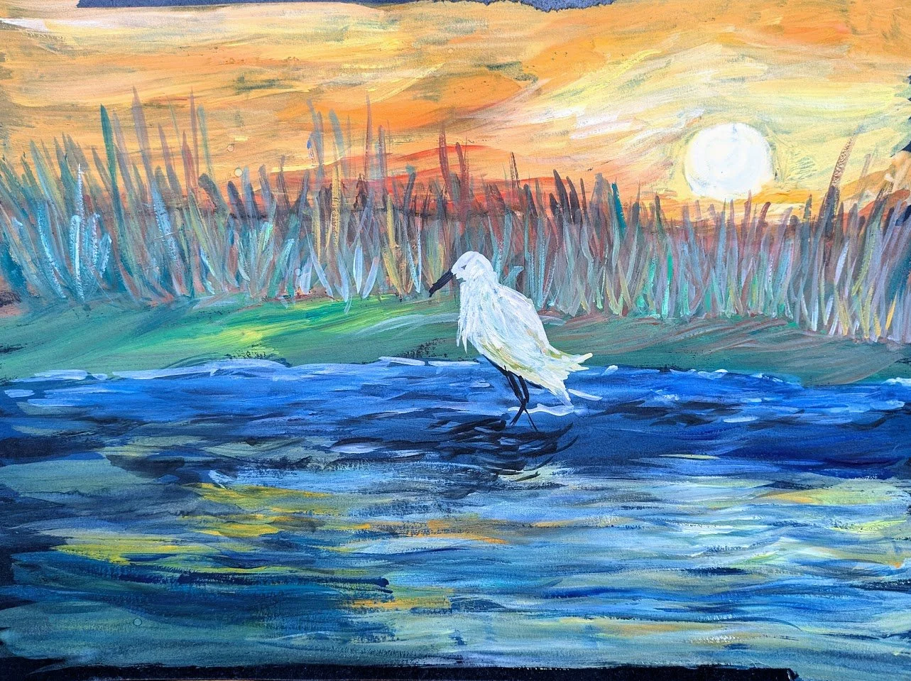 Sentinel of the Luminous Marsh