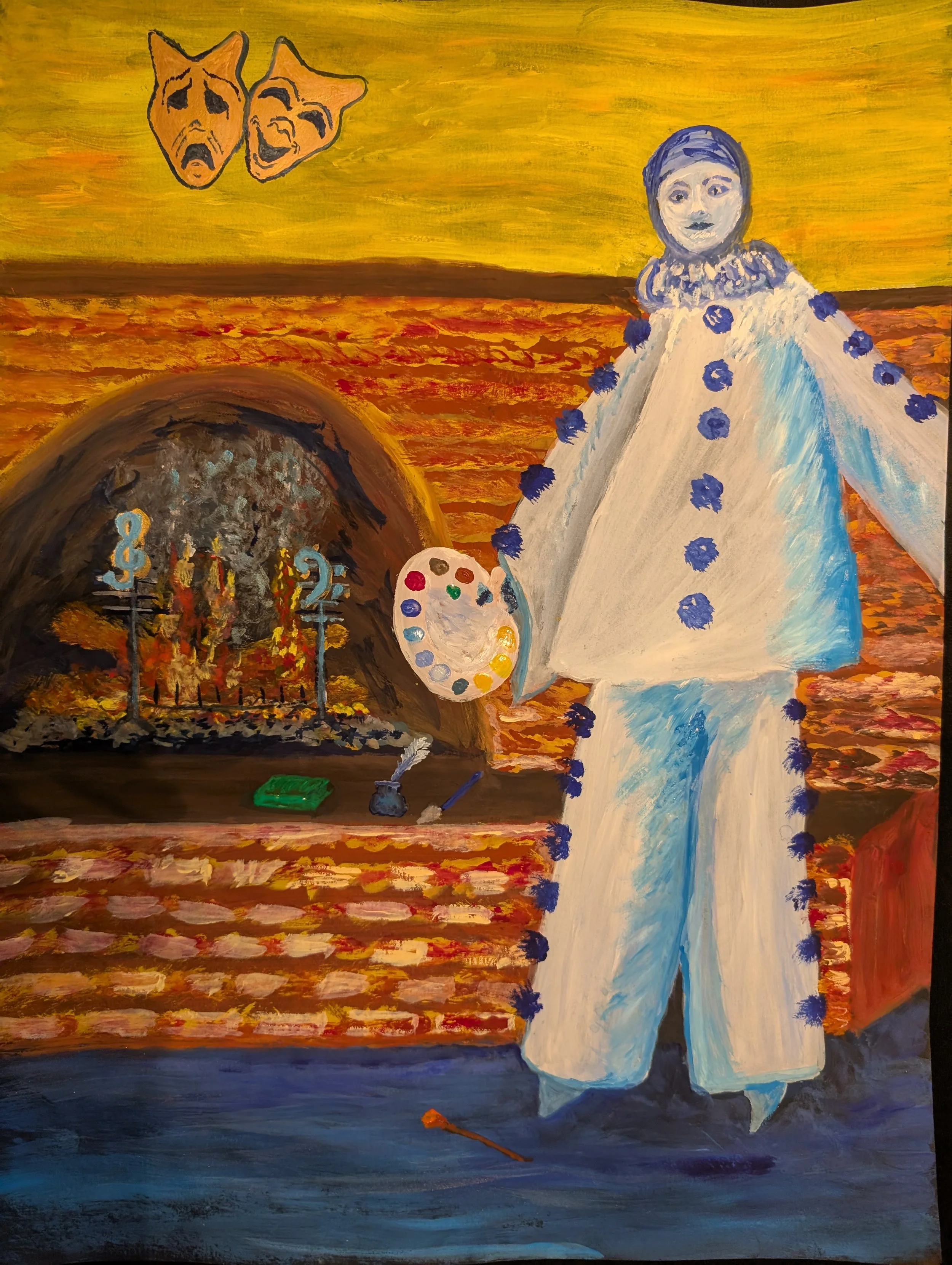 Pierrot at the Hearth
