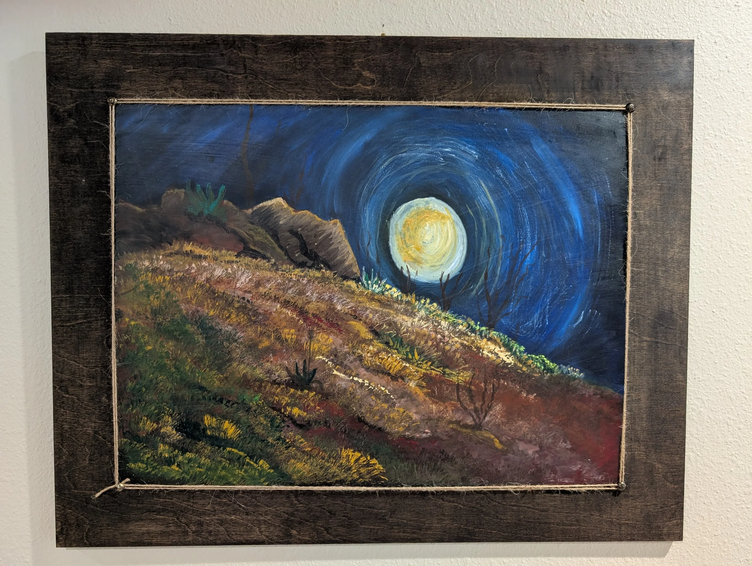 Harvest Moon Over Big Bend