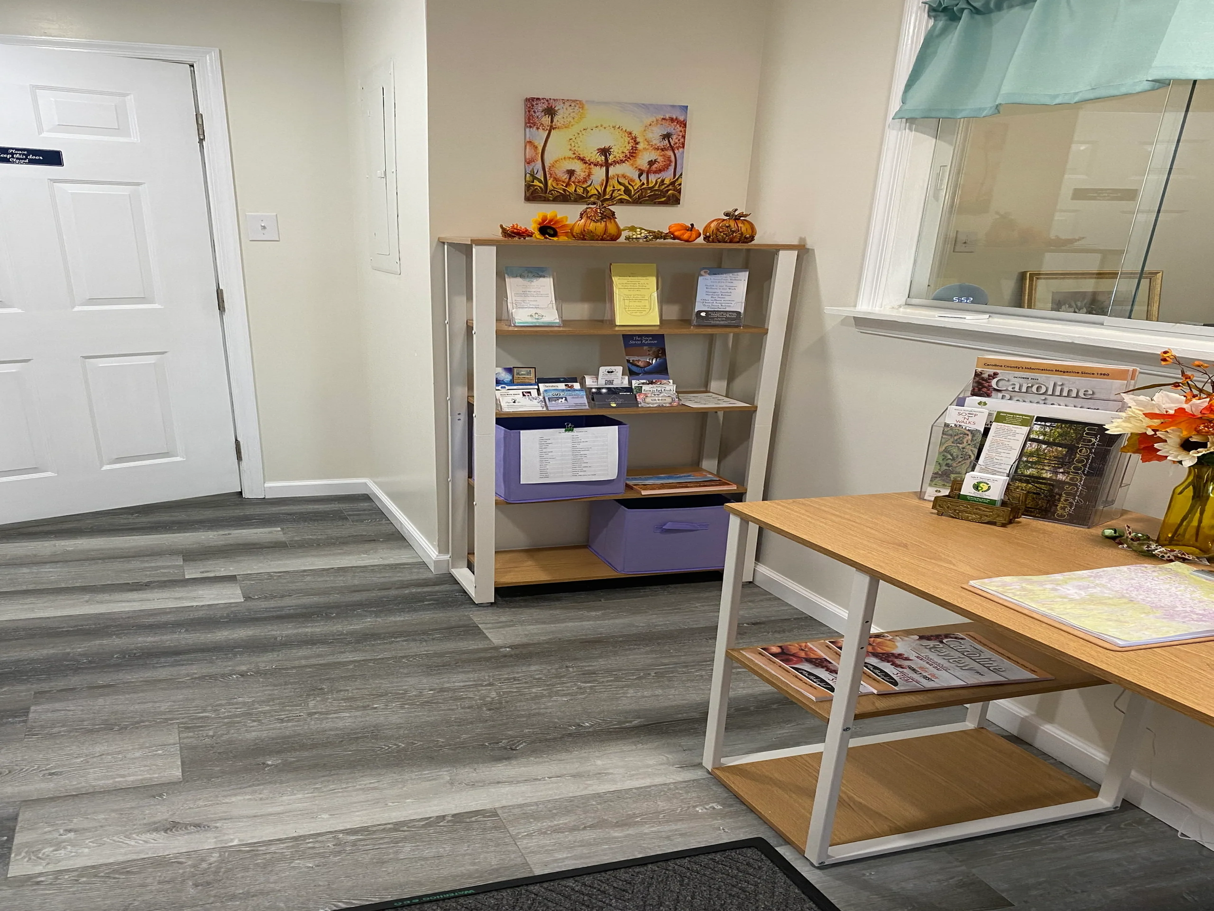  Welcome to Harbor Holistic Healing in Denton!  This is our waiting area. 