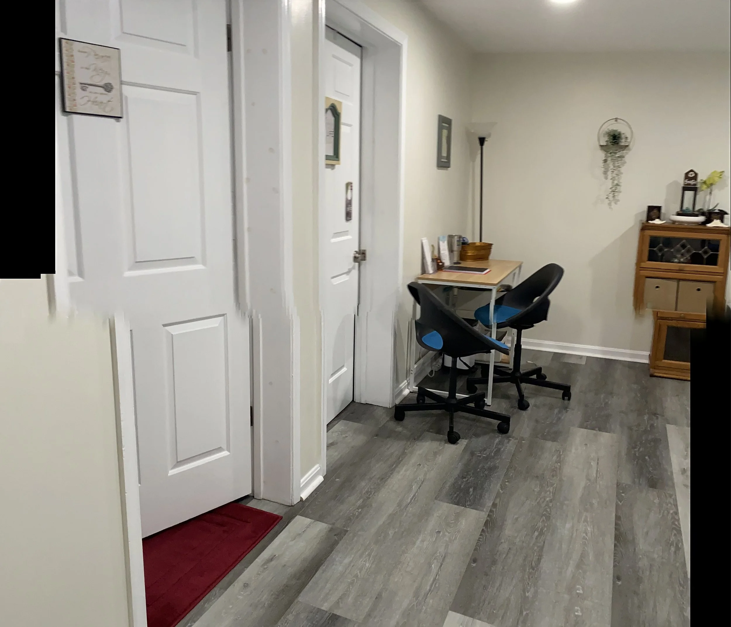  This is the massage and classroom area. 