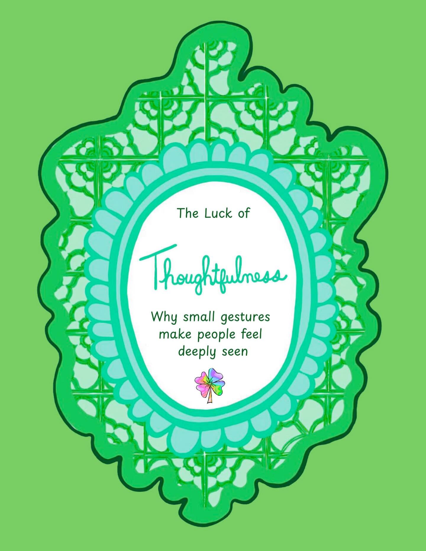 The real luck in life? Being thought of🍀🌈✨

#KatieConleyArt #TheArtOfThoughtfulness #SendACard #SurfaceDesign #ArtLicensing