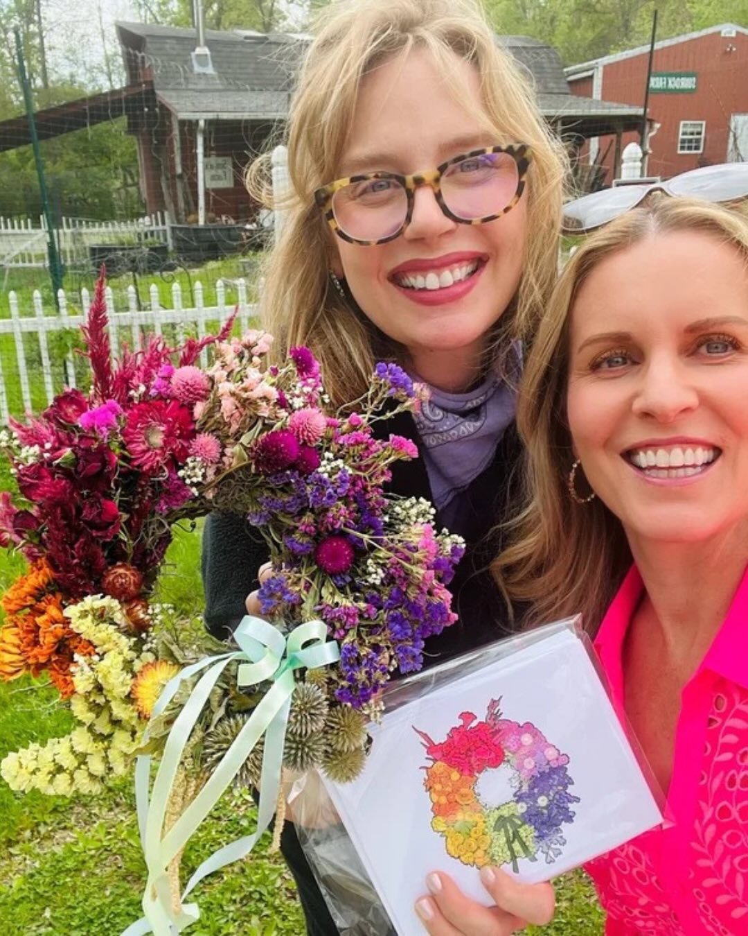 NEW Collab 🌈🌸✨

Christina from @theflowerladyotr is truly the sweetest, and her rainbow wreaths already feel like little pieces of magic. Adding a hand illustrated card just felt right.

A little extra layer of thoughtfulness, from us to you. If yo