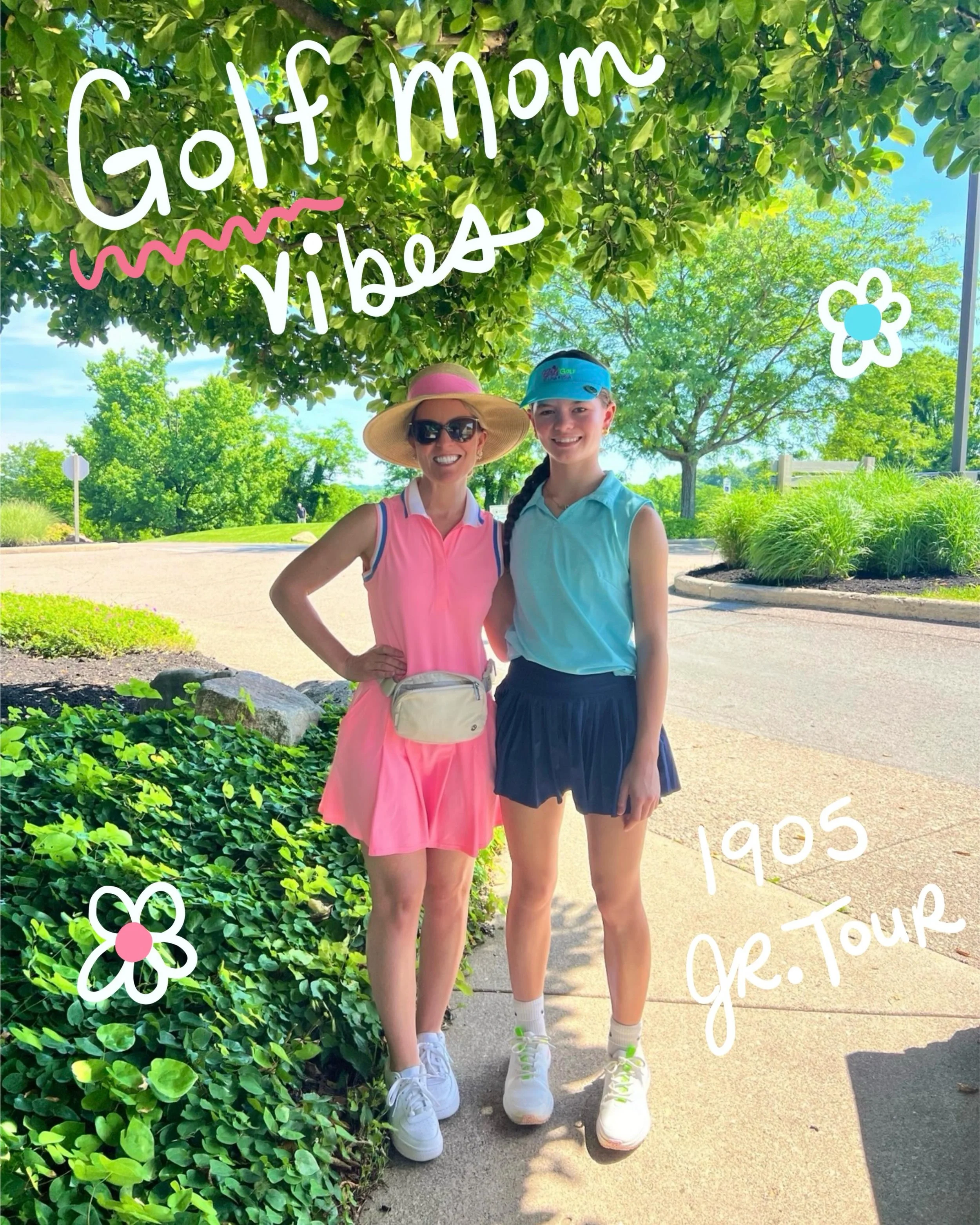 ⛳️💖 Golf mom vibes today.

Cheering on Chloe at the 1905 Jr. Tour and secretly collecting inspiration for future artwork along the way. The colors, the patterns, the preppy style, the sunshine&hellip; it&rsquo;s all fuel for my creative brain. 🌈🎨☀