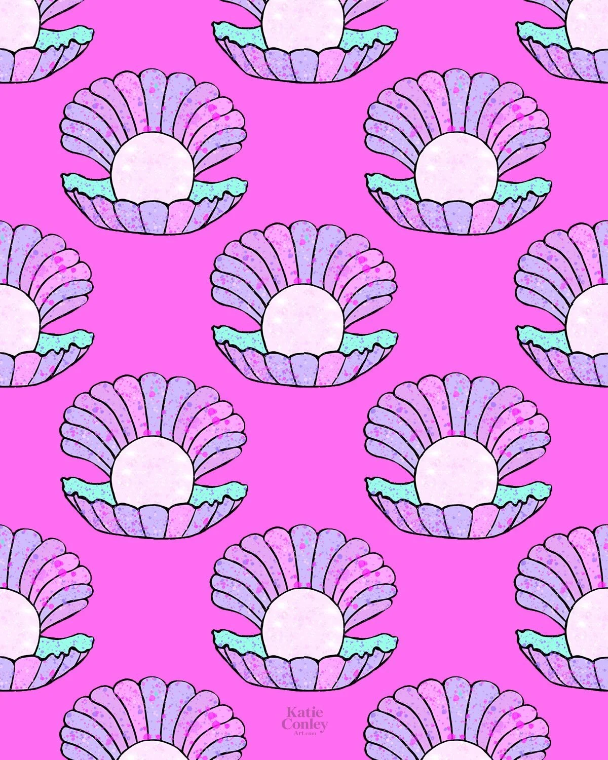 From repeat pattern to real life. 💗🐚✨

#SurfacePatternDesign #ArtLicensing #WallpaperDesign #PatternDesign #HomeDecorDesign