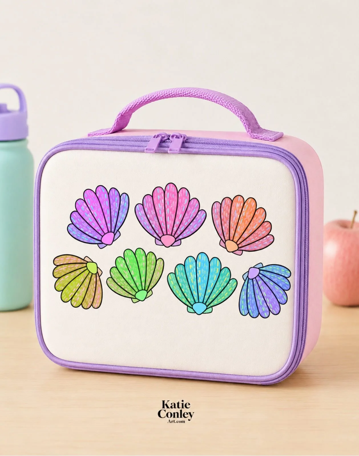 A little rainbow for lunchtime 🌈🐚✨ 

#KidsArt #ChildrensIllustration #KidsDecor #KidsRoomDecor #KidsStyle ColorfulKids WhimsicalArt RainbowArt SeashellArt BeachKids OceanInspired SurfacePatternDesign SurfaceDesigner PatternDesign KidsProducts Child