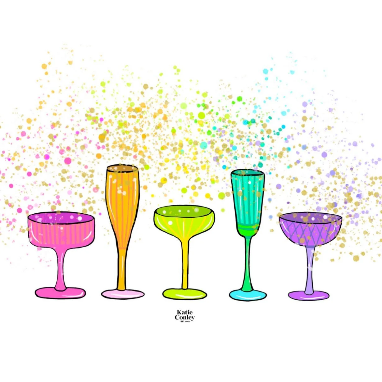 Colorful cocktails just make life a little more fun. 🥂🌈✨ Which glass are you reaching for first?