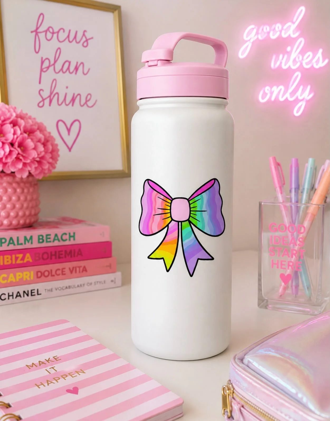 Hydration, but make it Little Miss Rainbow. Because even the everyday essentials deserve a little color and a BIG bow. 💕✨🌈🎀

#KatieConleyArt #LittleMissRainbow #SurfacePatternDesign #ArtLicensing #TweenStyle