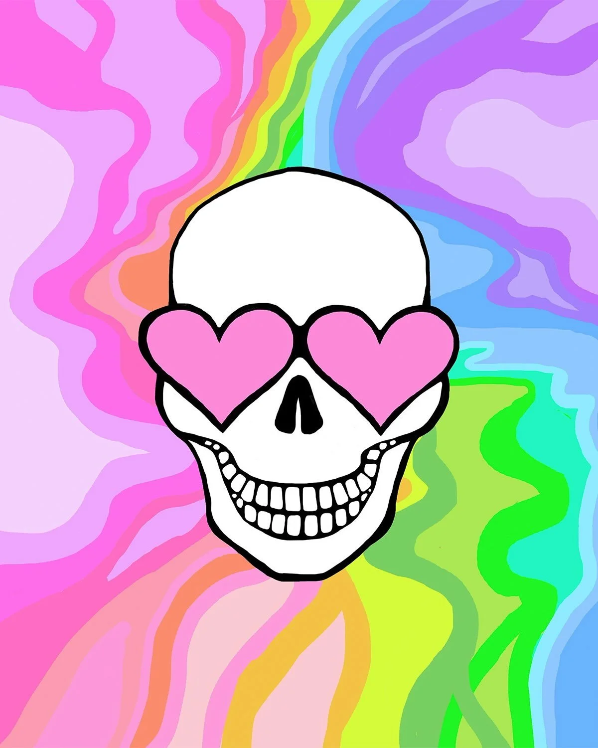 Drop-dead colorful. 💀💕🌈

Heart eyes, rainbow vibes, and a little spooky glam. 💅🏻 

Artwork available for licensing. ✨

#KatieConleyArt #ArtLicensing #AvailableForLicensing #SurfaceDesign #SurfacePatternDesign HalloweenArt SpookyCute SpookyGlam R