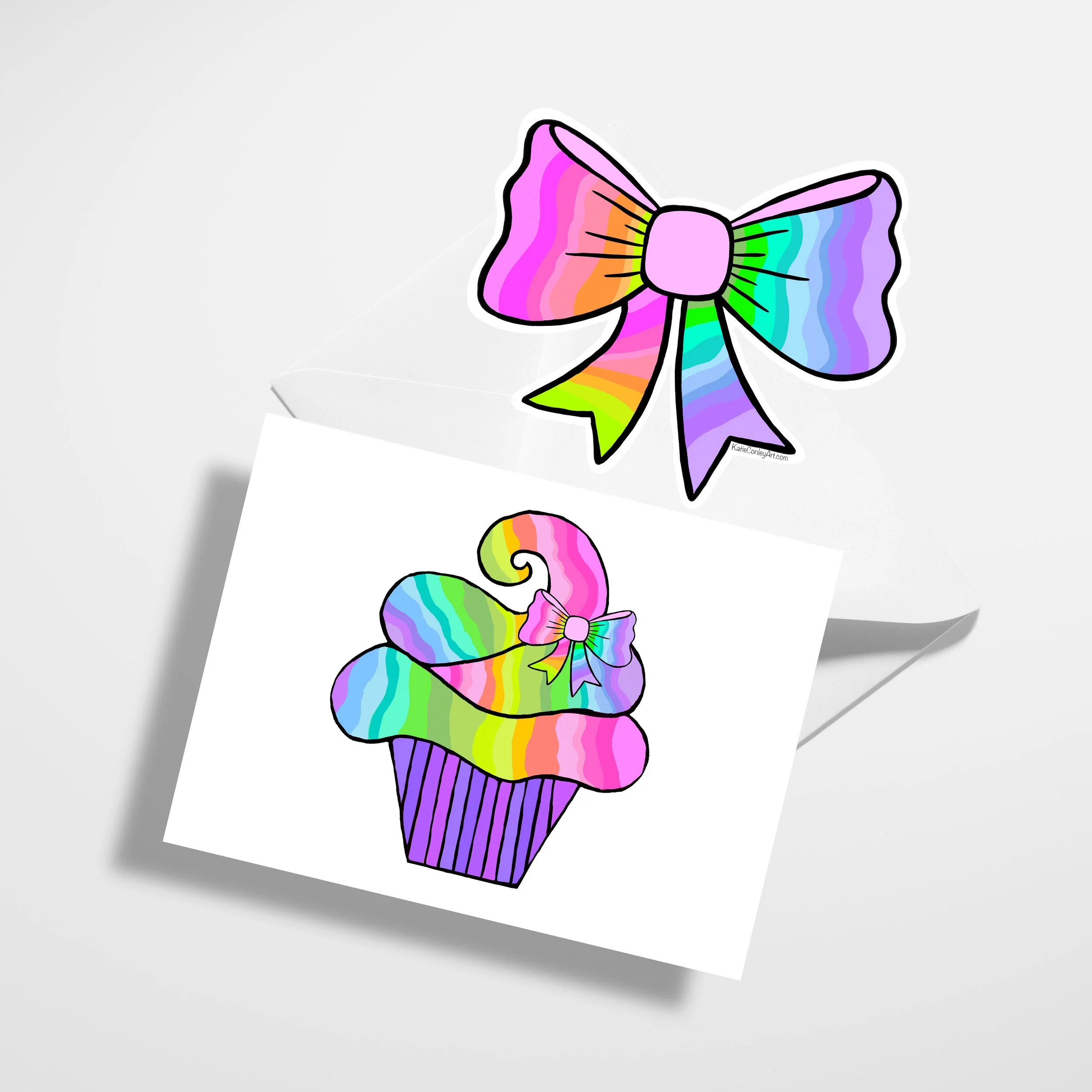 Card + Bow Topper Set