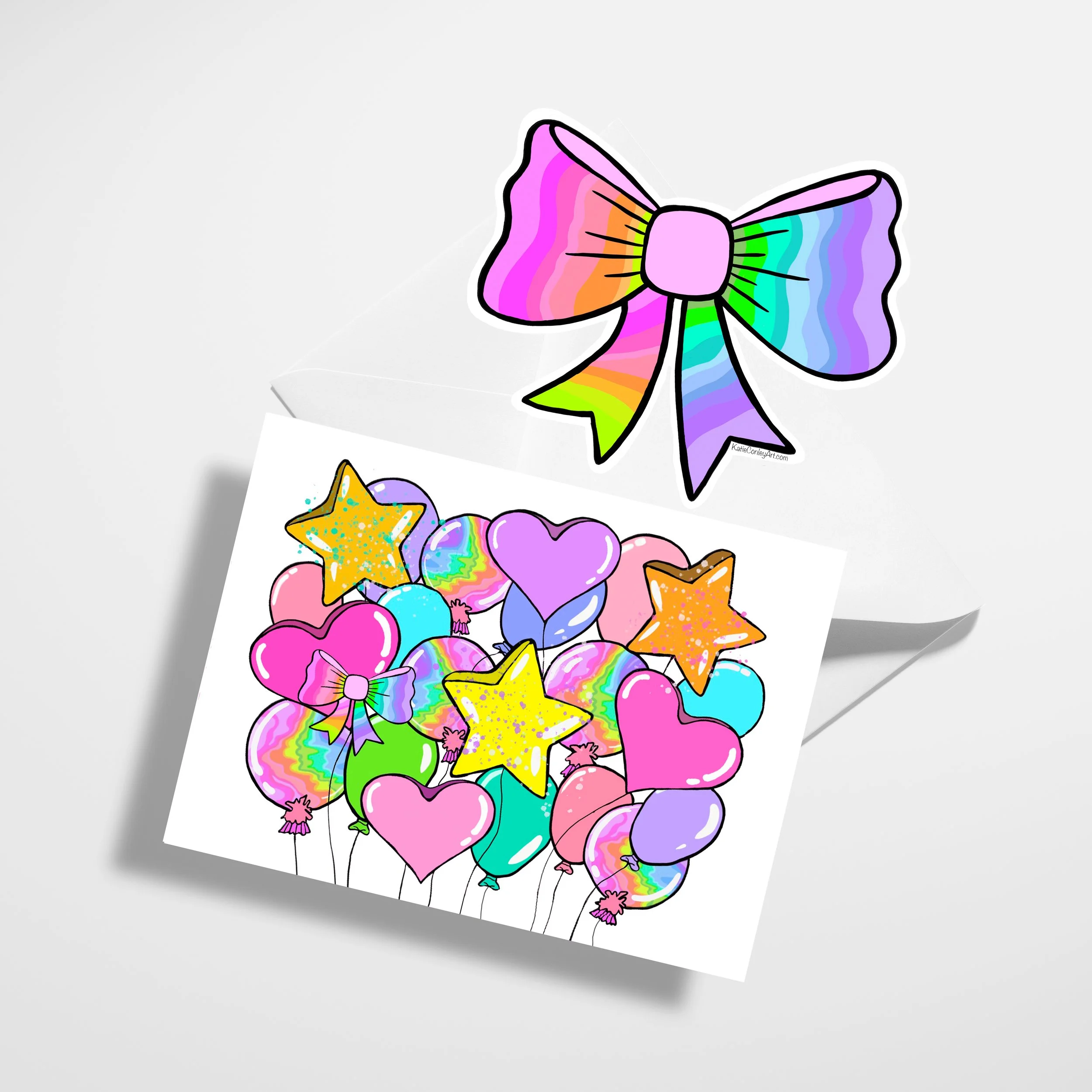 Card + Bow Topper Set