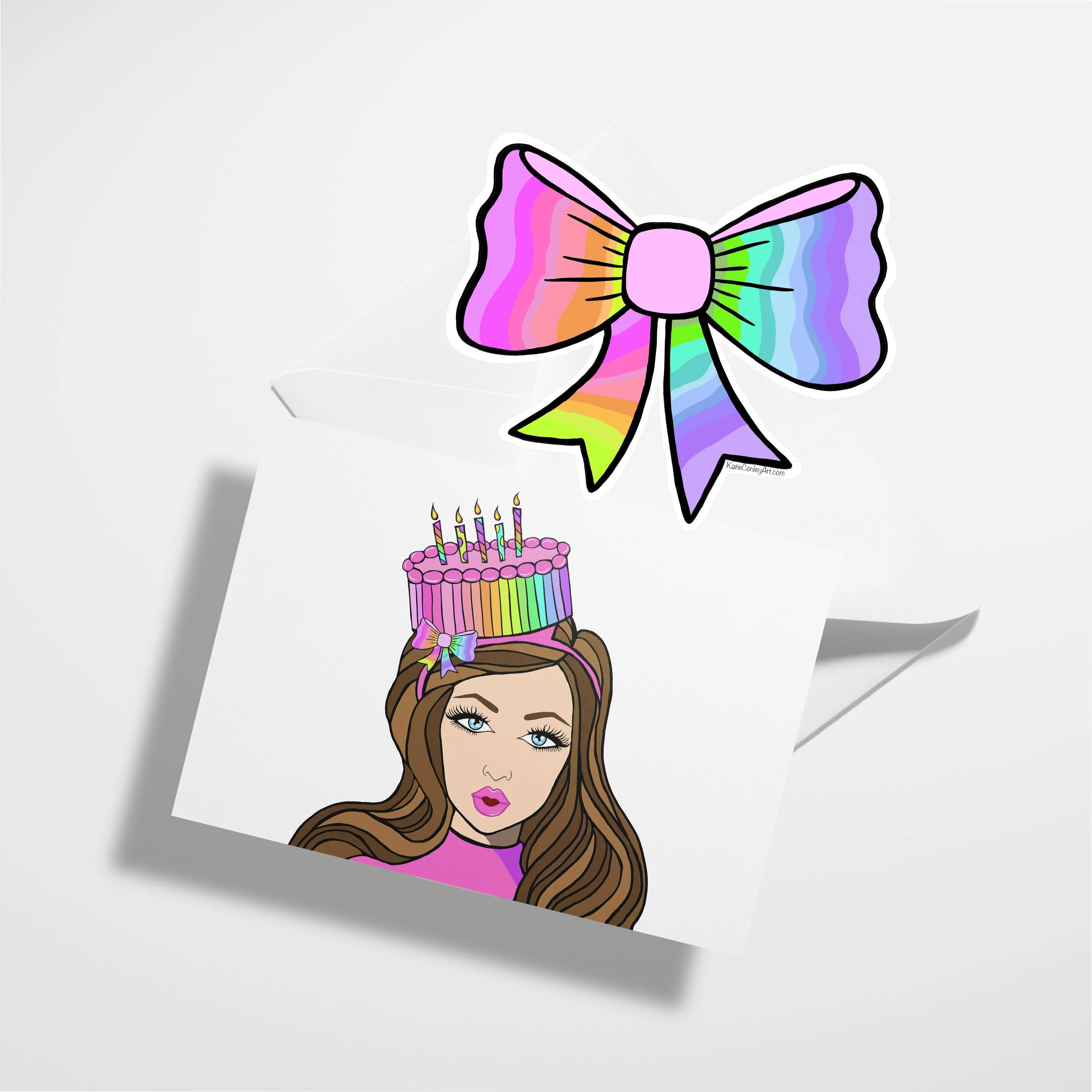 Card + Bow Topper Set