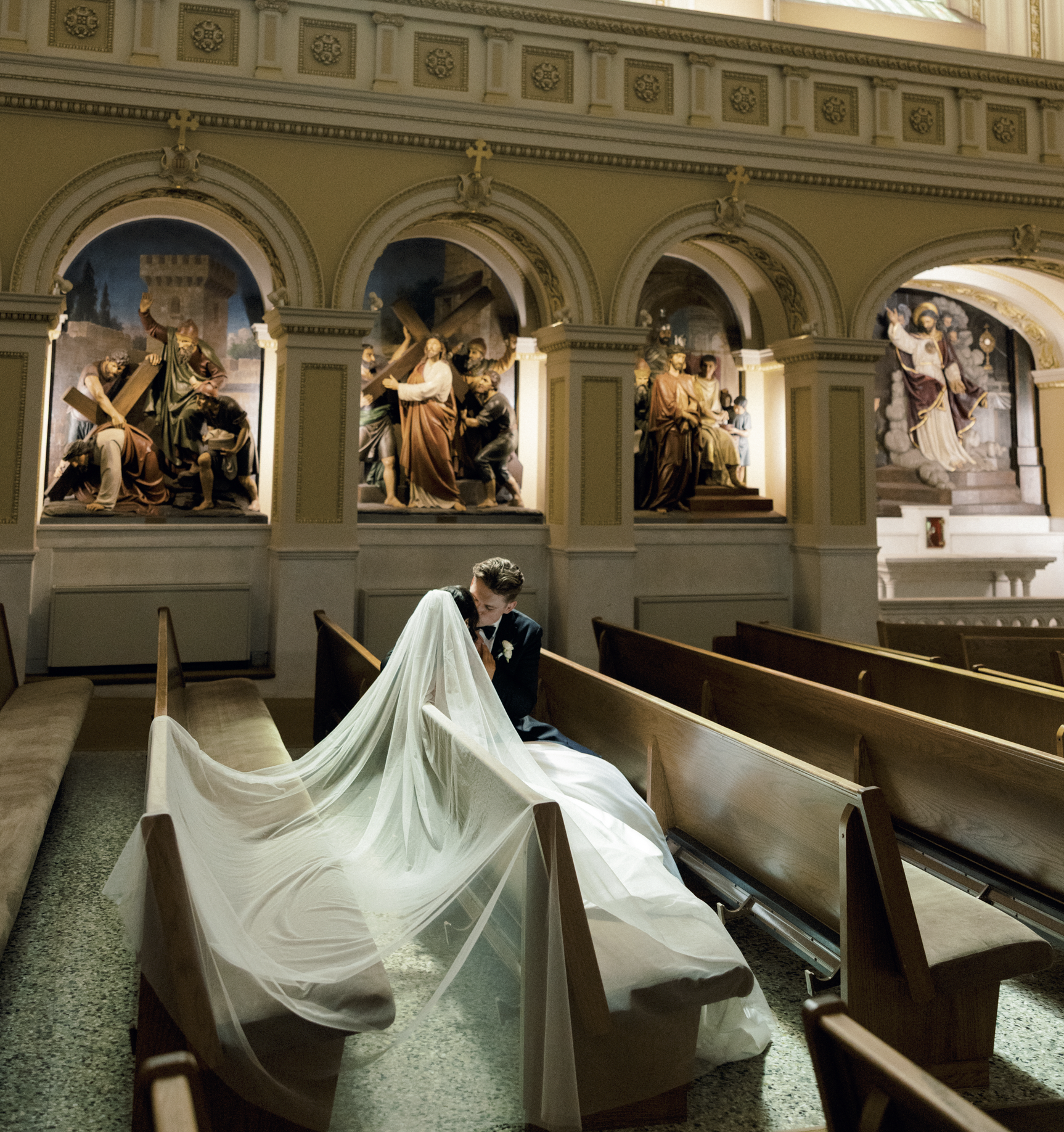 Charlie + Grace | Elegant, Timeless Wedding Day at Saint Patrick's Church &amp; The Harper Event Venue