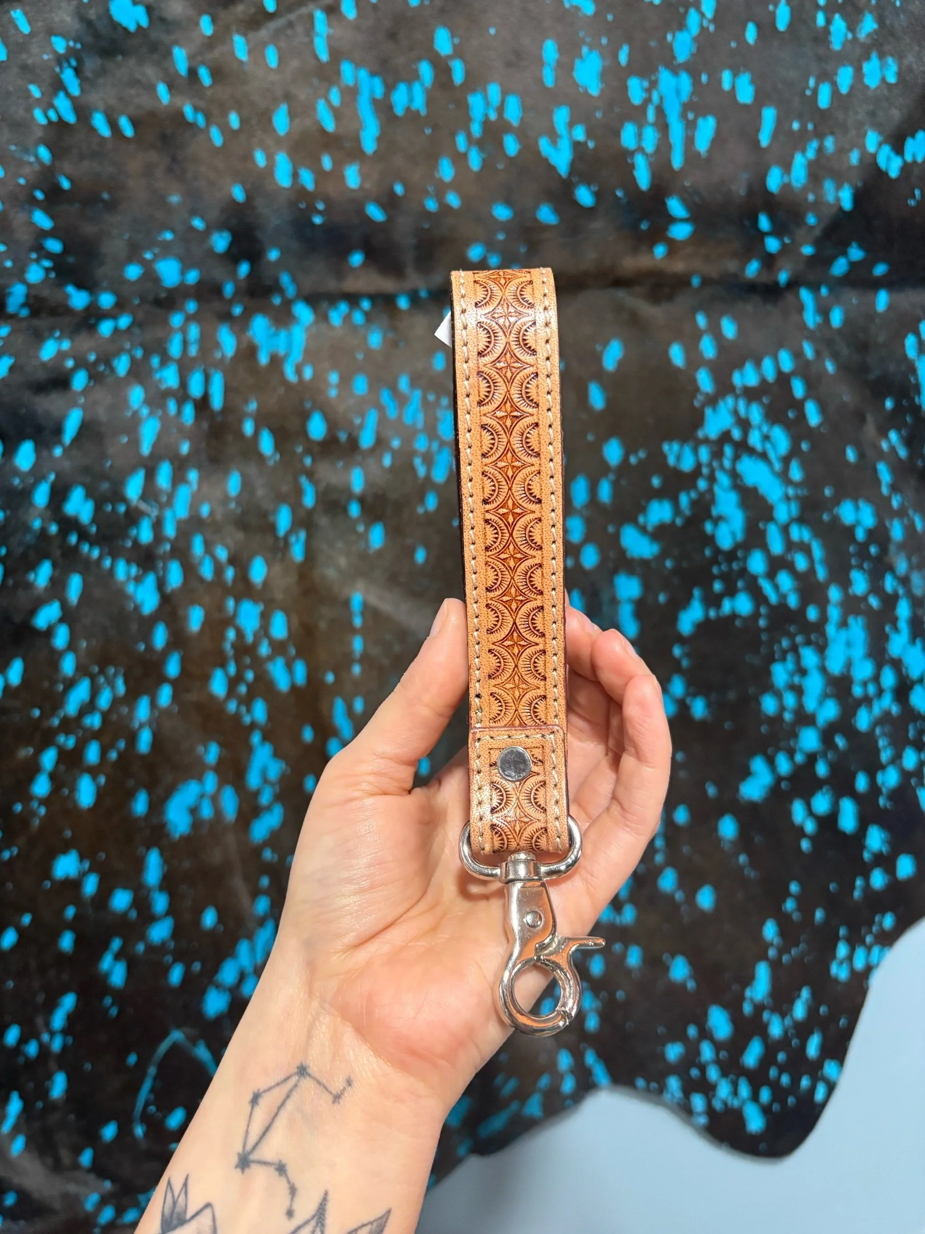Genuine Cowhide Wristlet