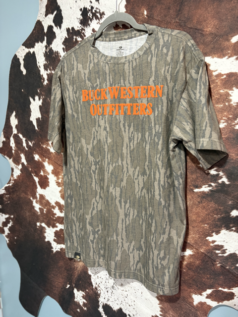 BuckWestern Puff Print Tee