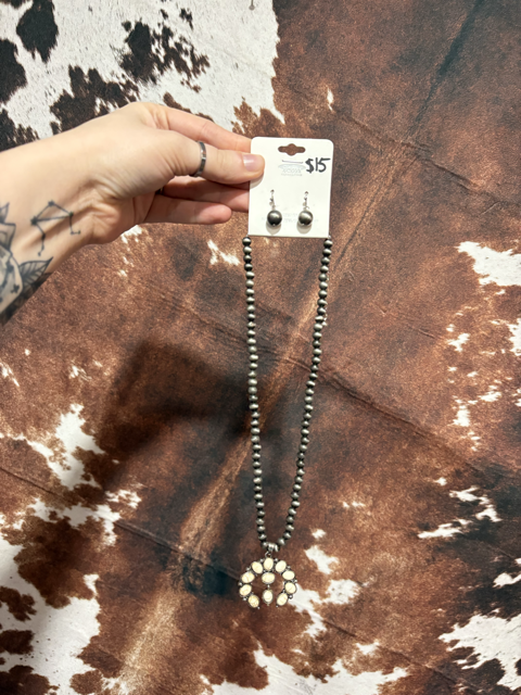 Squash Pendant Necklace Set