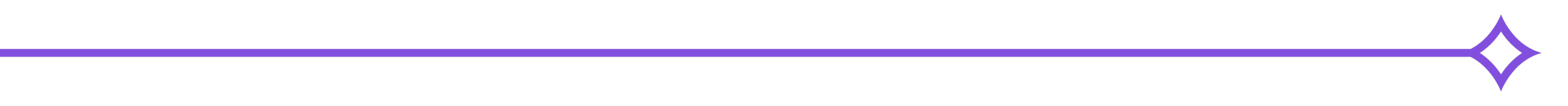 una línea de borde decorativo con un esquema de estrella en la esquina derecha.