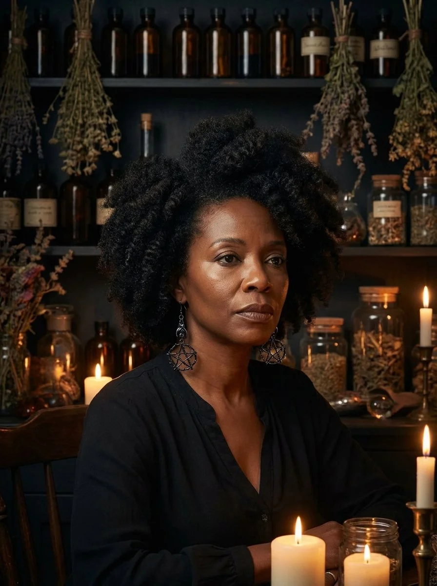 Black Bat & Pentagram Gothic Earrings