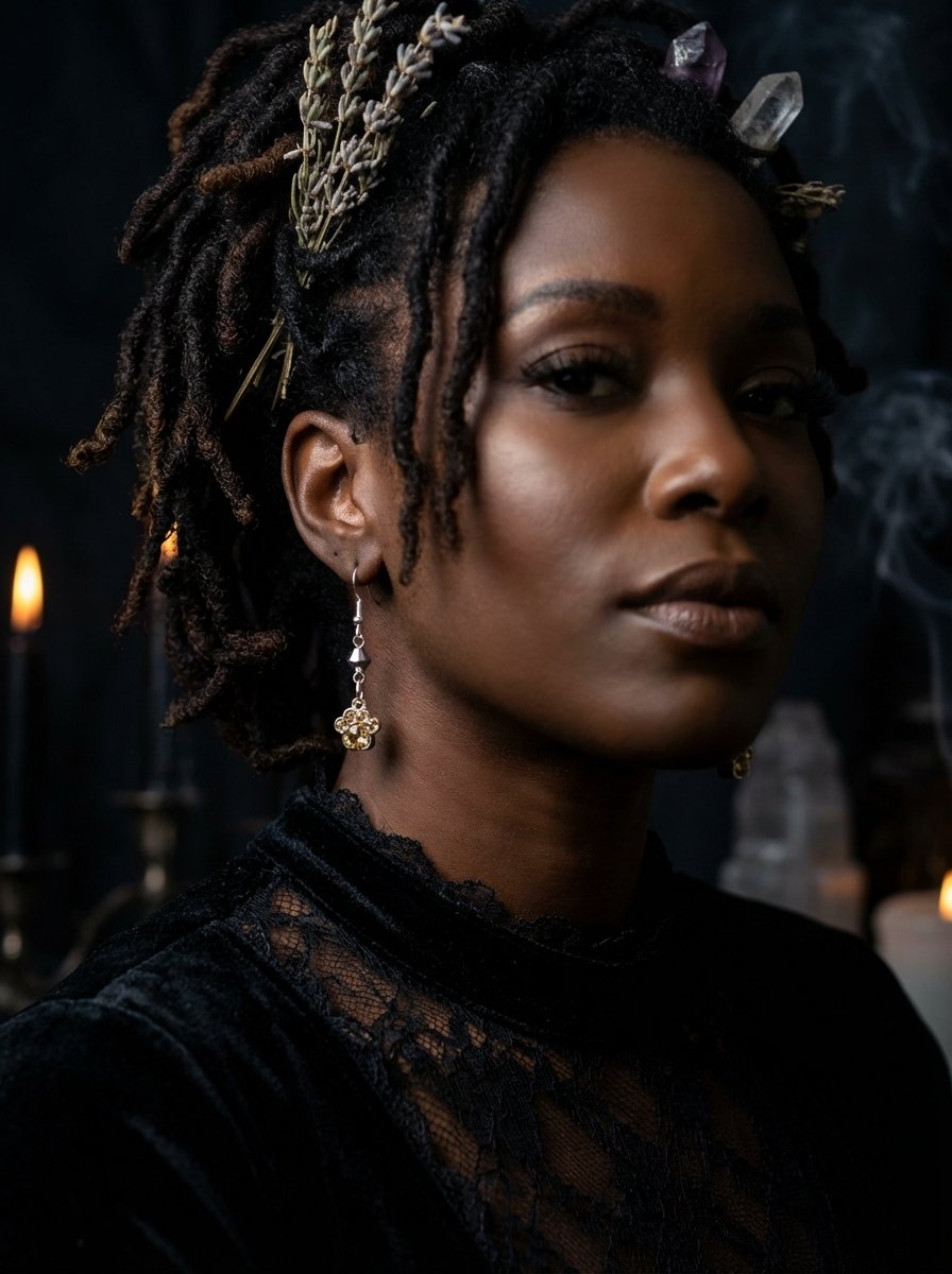 Silver Paws Mixed Metal Earrings with Citrine