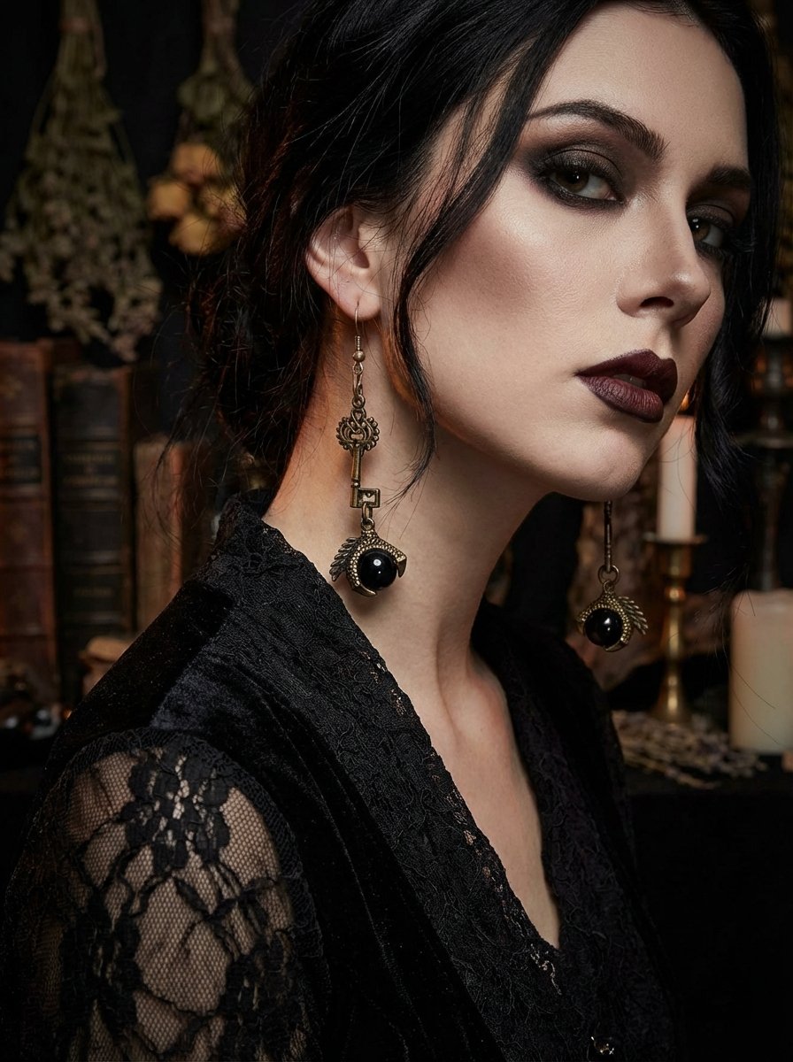 Enchanted Dragon Claw Bronze Skeleton Key