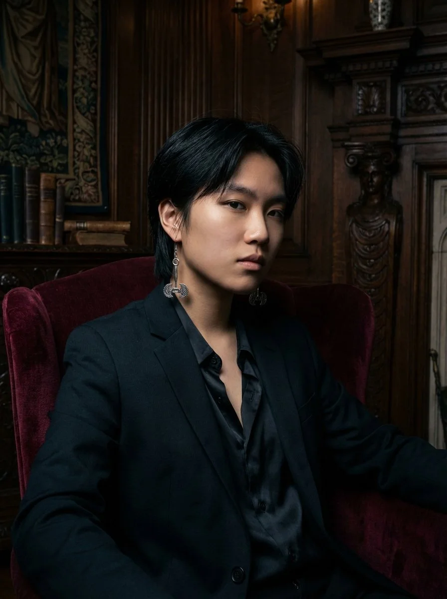 Dark Silver Battle Axe Earrings