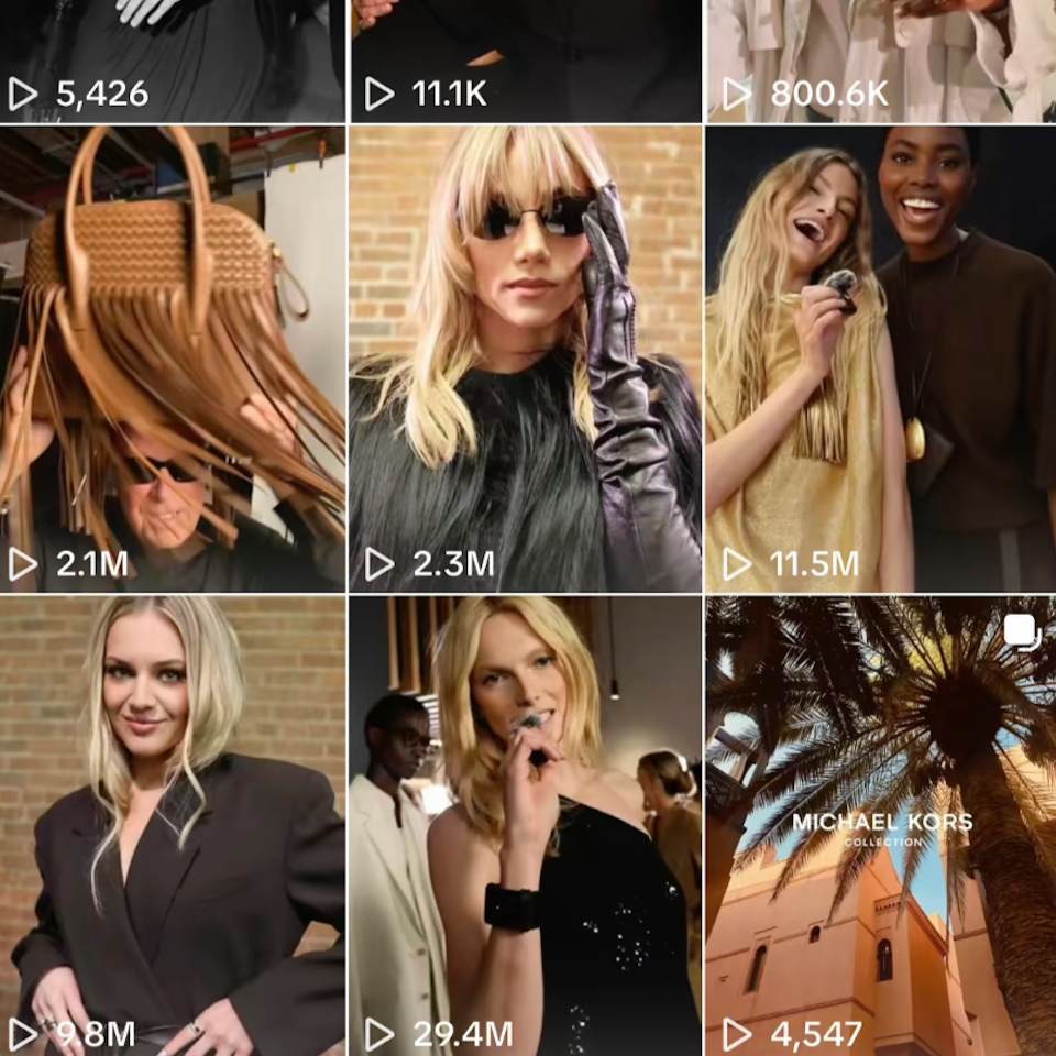 Runway TikTok, Instagram