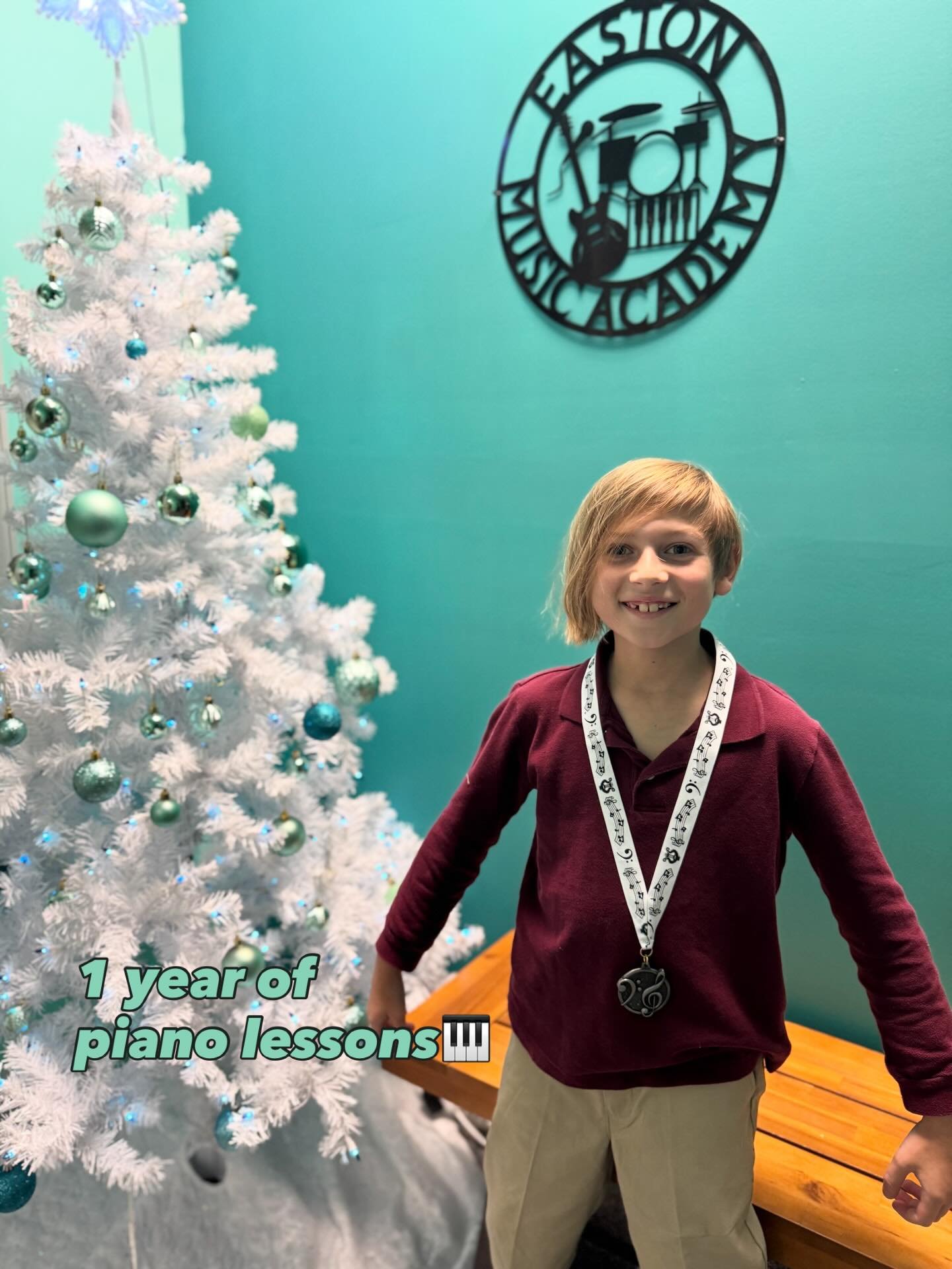 Congratulations on one year of lessons!🎉