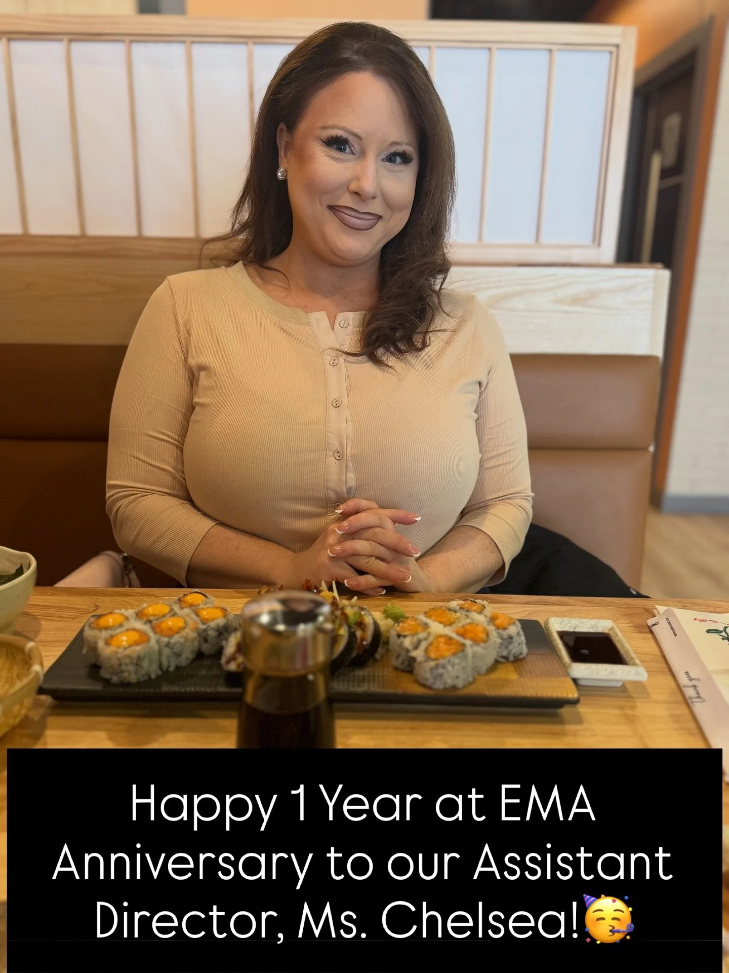 Help me scream happy 1 year anniversary to our favorite assistant director, Ms. Chelsea!!!🫶🎶🥳🥳🥳🥳
She has been an absolute joy to have at EMA and does an AMAZING job keeping everything running smooth, and making everyone feeling welcomed and sup