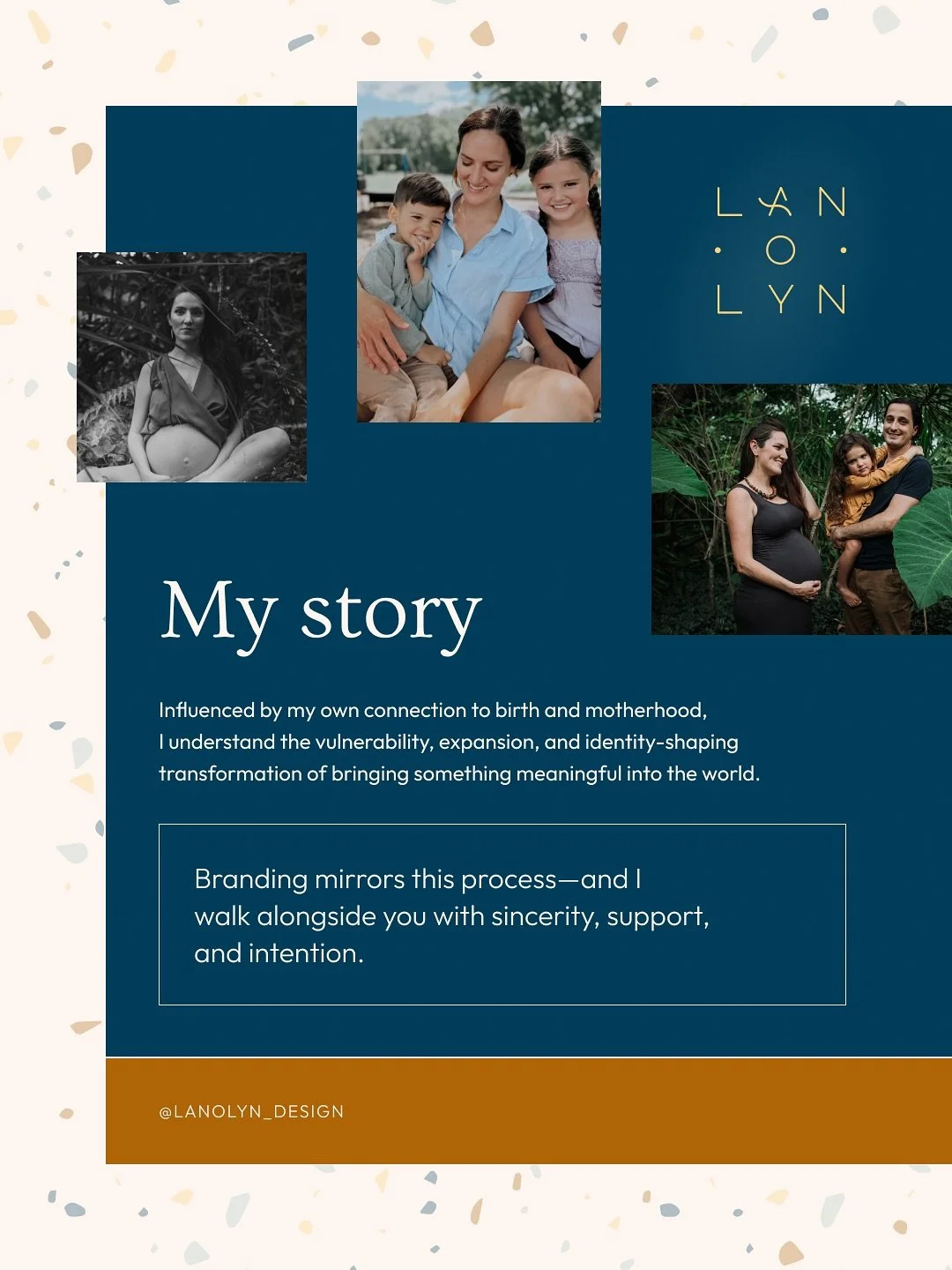 This work is personal for me. Shaped by birth, motherhood, and the quiet transformation that happens when something meaningful comes into the world.

That&rsquo;s why I approach branding the same way&mdash; with care, patience, and deep intention.

I