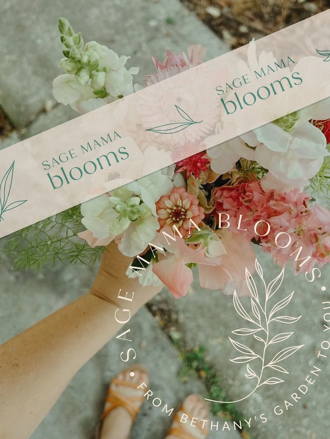 A dear mama came to me with a simple, meaningful dream: to grow and share beautiful blooms 🤍

From the beginning, Sage Mama Blooms felt deeply rooted in care, wisdom, and intention.

We leaned into the layered meaning of sage&mdash;the plant, the co