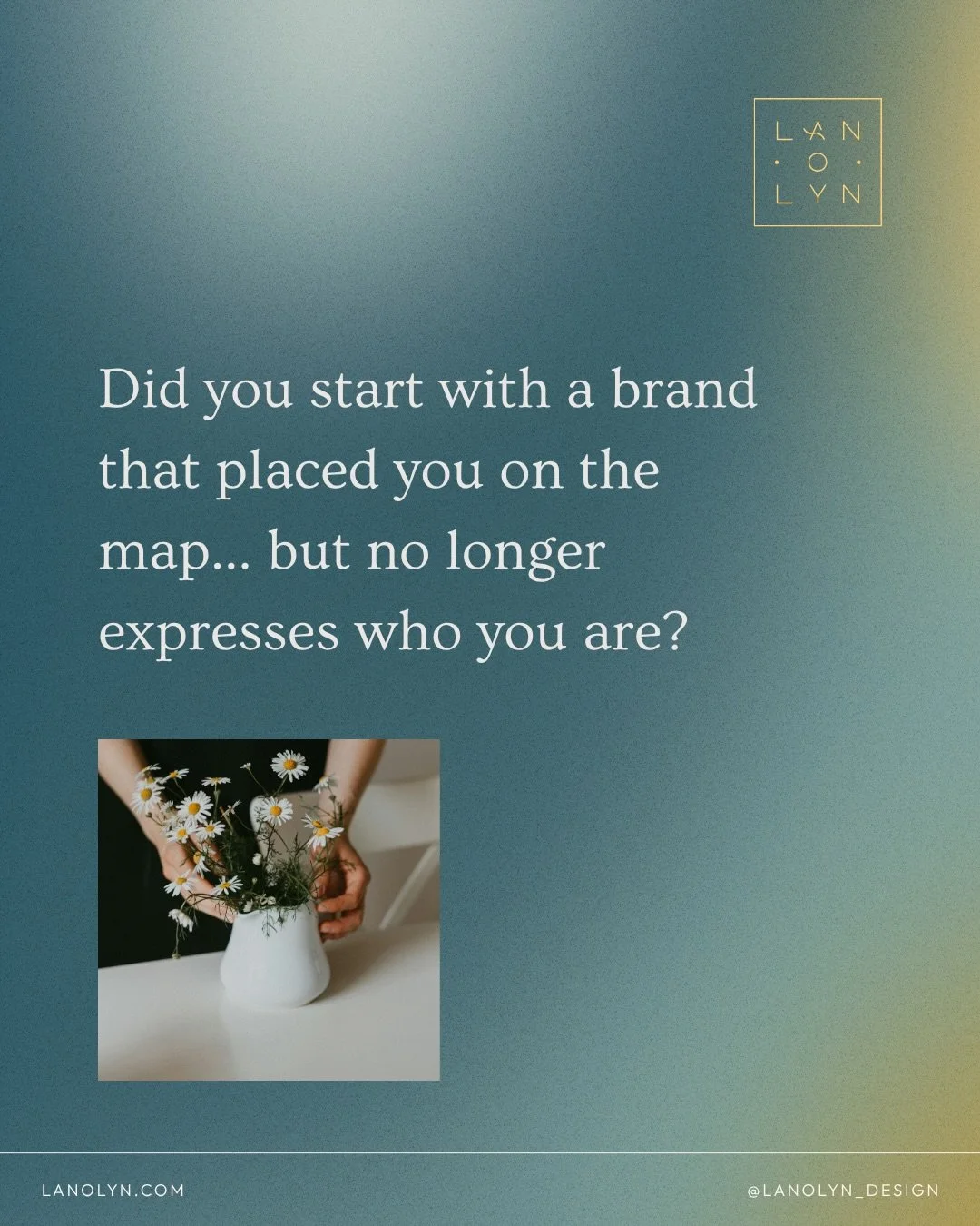 Most brands can communicate what you do.
Fewer communicate how you do it.

The way you hold space.
The way you see your clients.
The depth of care you bring into your work.

That&rsquo;s what builds trust.

If your brand only shares information,
but 