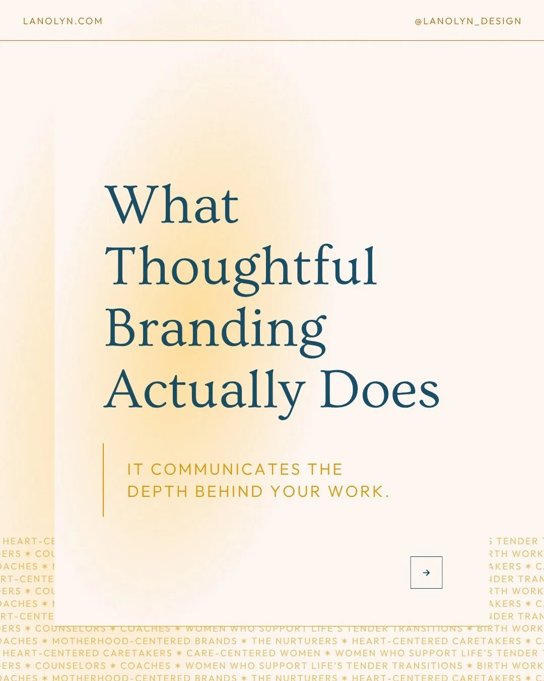 Most brands communicate services.
Fewer communicate the feeling of being cared for.

But for care-centered businesses, that feeling matters.

The way you support people.
The way you guide them through meaningful seasons of life.
The way you create tr