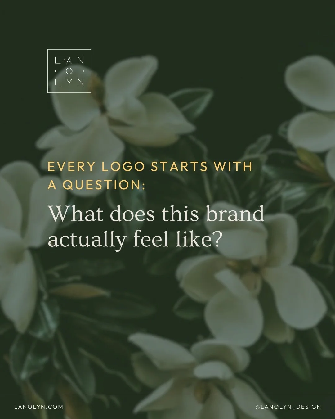 A meaningful visual identity starts long before the logo is drawn.

For The Barefoot Doula, we uncovered the magnolia as a symbol that beautifully reflected the heart of her work&mdash;its quiet strength, rootedness, warmth, and enduring beauty.

Fro