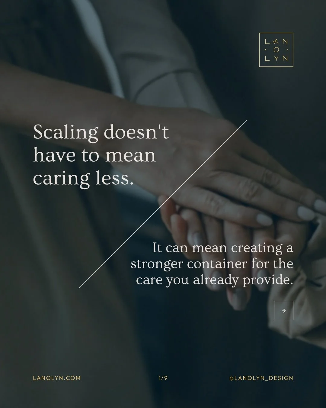 You didn&rsquo;t start this to build an empire. You started because you saw someone who needed you &mdash; and you couldn&rsquo;t look away.

That&rsquo;s still true. It&rsquo;ll always be true.

But somewhere between your first client and now, your 