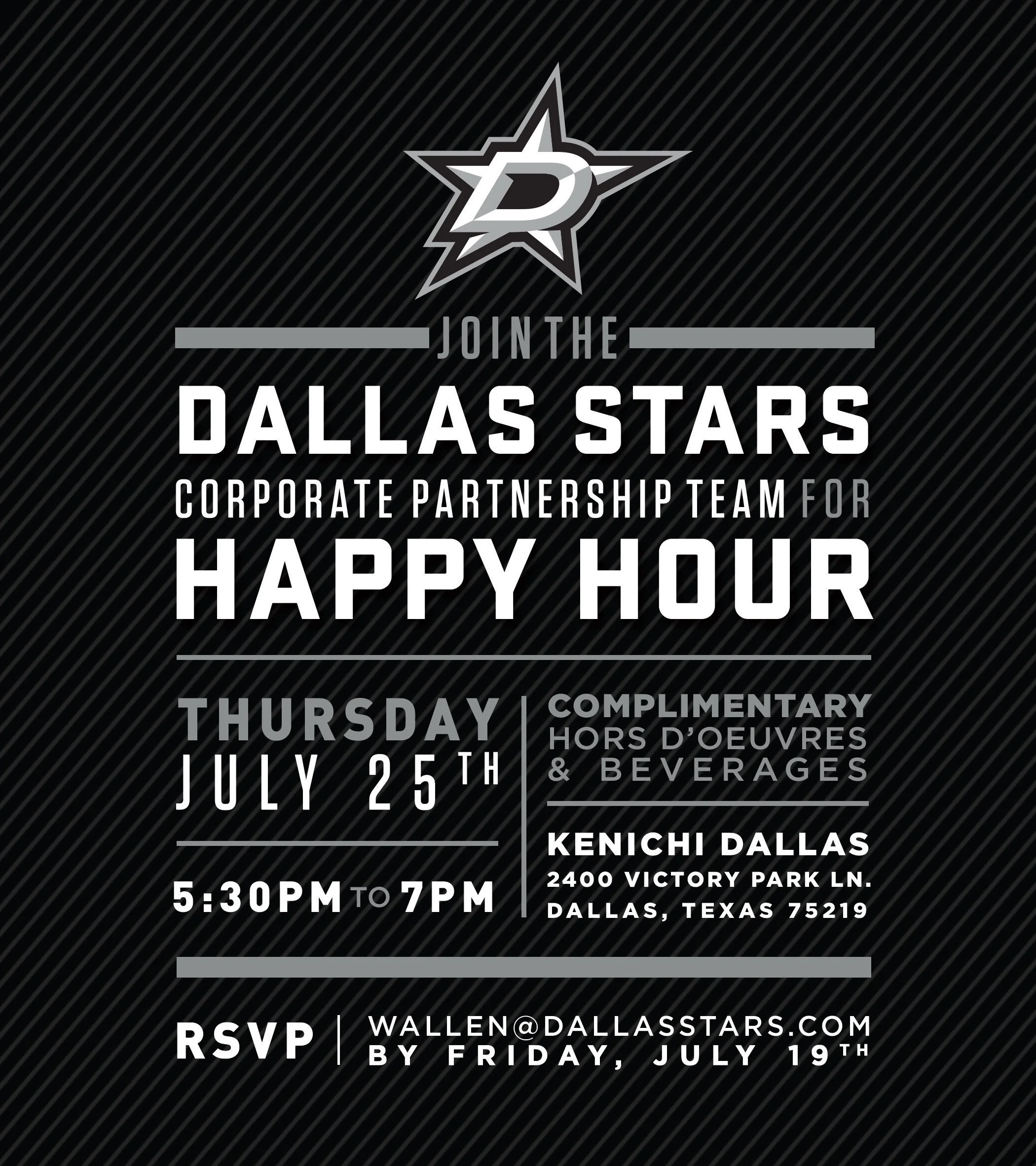 Dallas Stars VIP Invitation