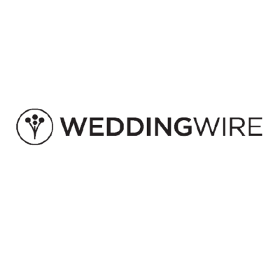 WeddingWire logo with a flower icon above the text.