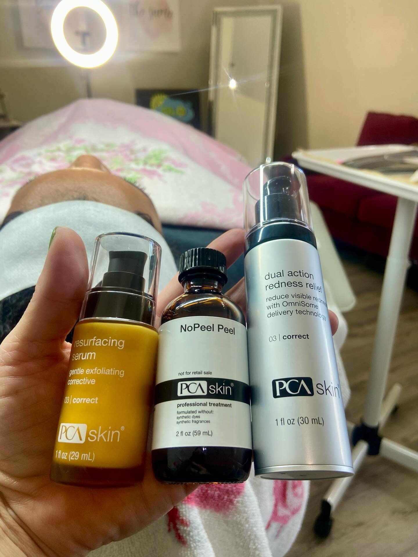 Thursday is peel day! Calm. Correct. Glow-boosted.

NoPeel Peel + Resurfacing Serum + Redness Relief = skin behaving itself.
Gentle exfoliation, instant calm, zero drama.

Powered by @pcaskin because PCA isn&rsquo;t about cosmetics, it&rsquo;s about 