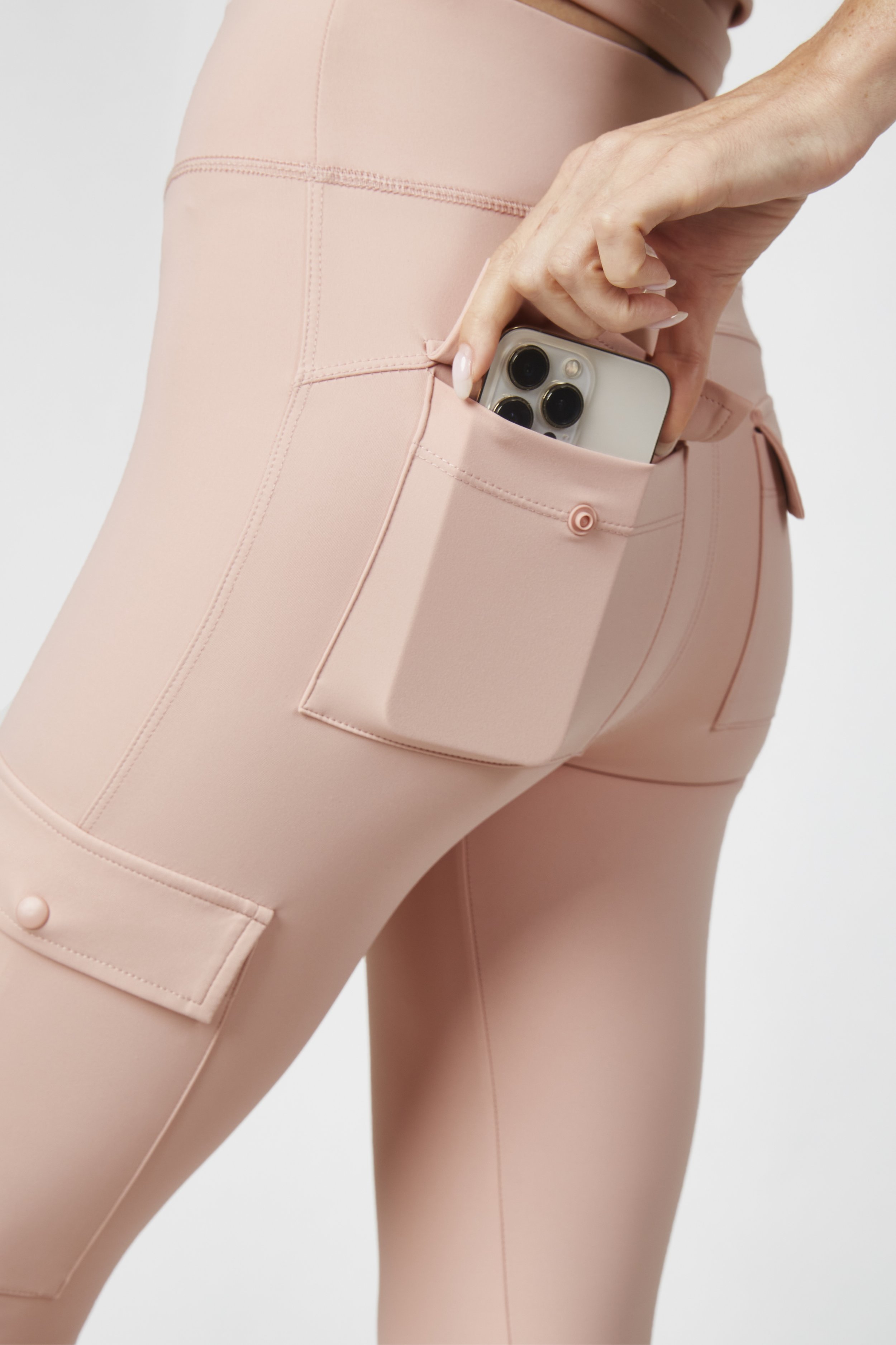 Cargo Leggings – Blush