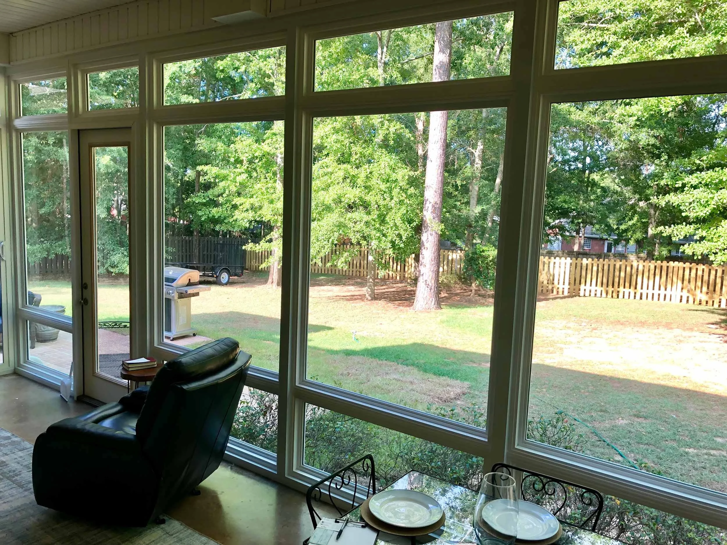 Residential sunroom project designed to connect indoor comfort with outdoor views.
