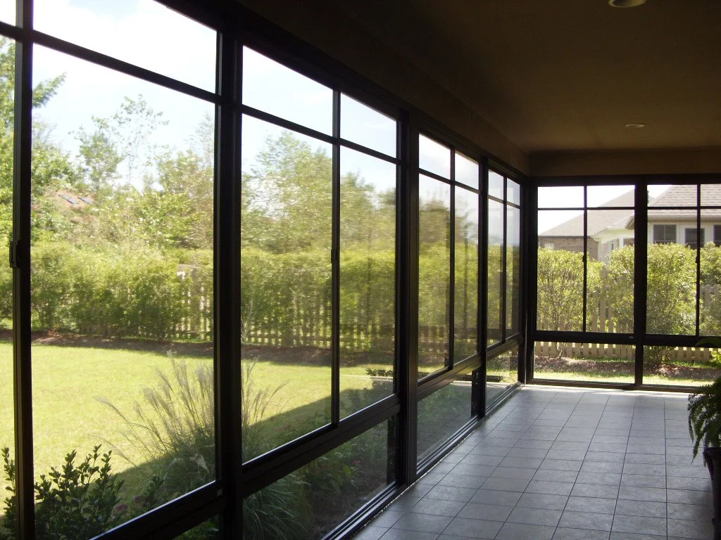 EZE-Breeze porch enclosure by Hathcock Home Services for added comfort.