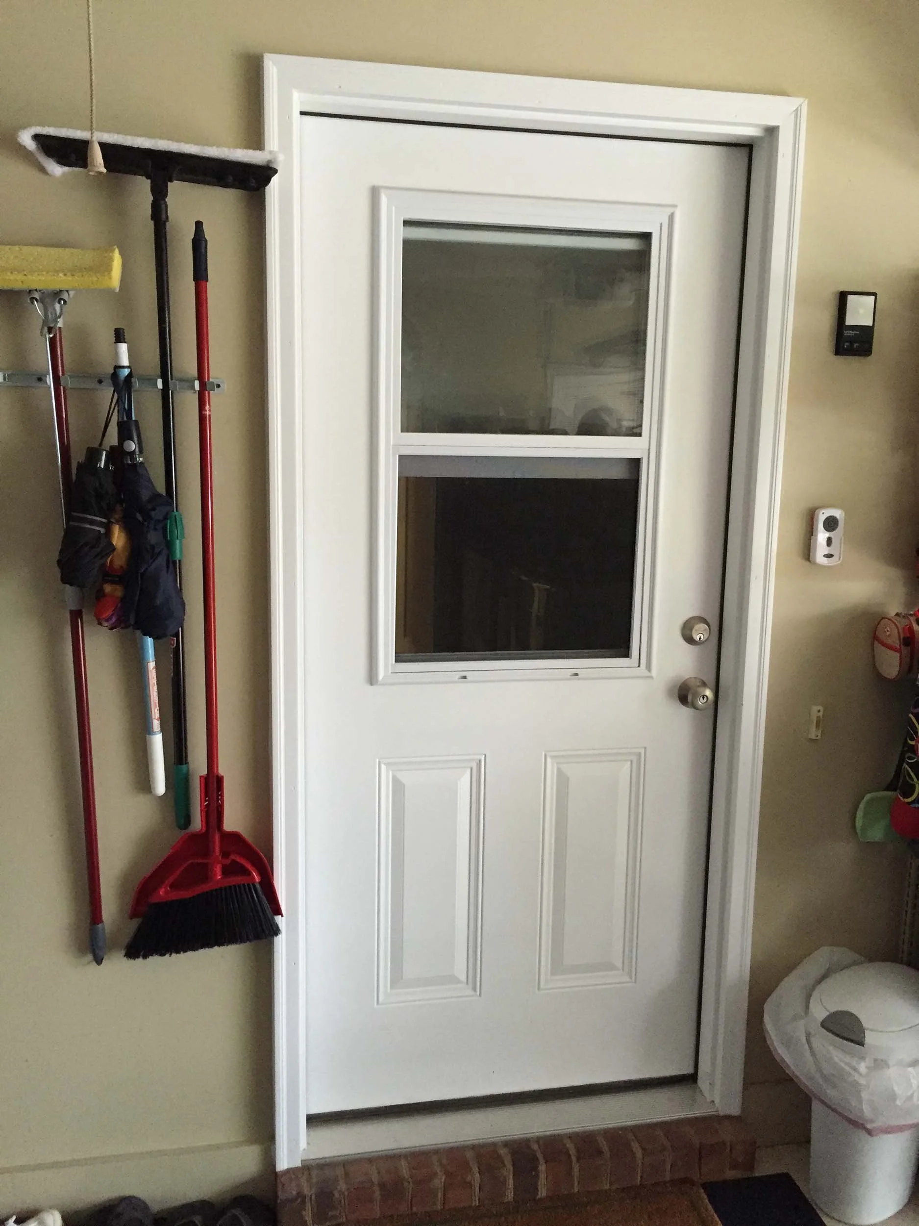 Custom replacement door by Hathcock Home Services for a more welcoming home exterior.