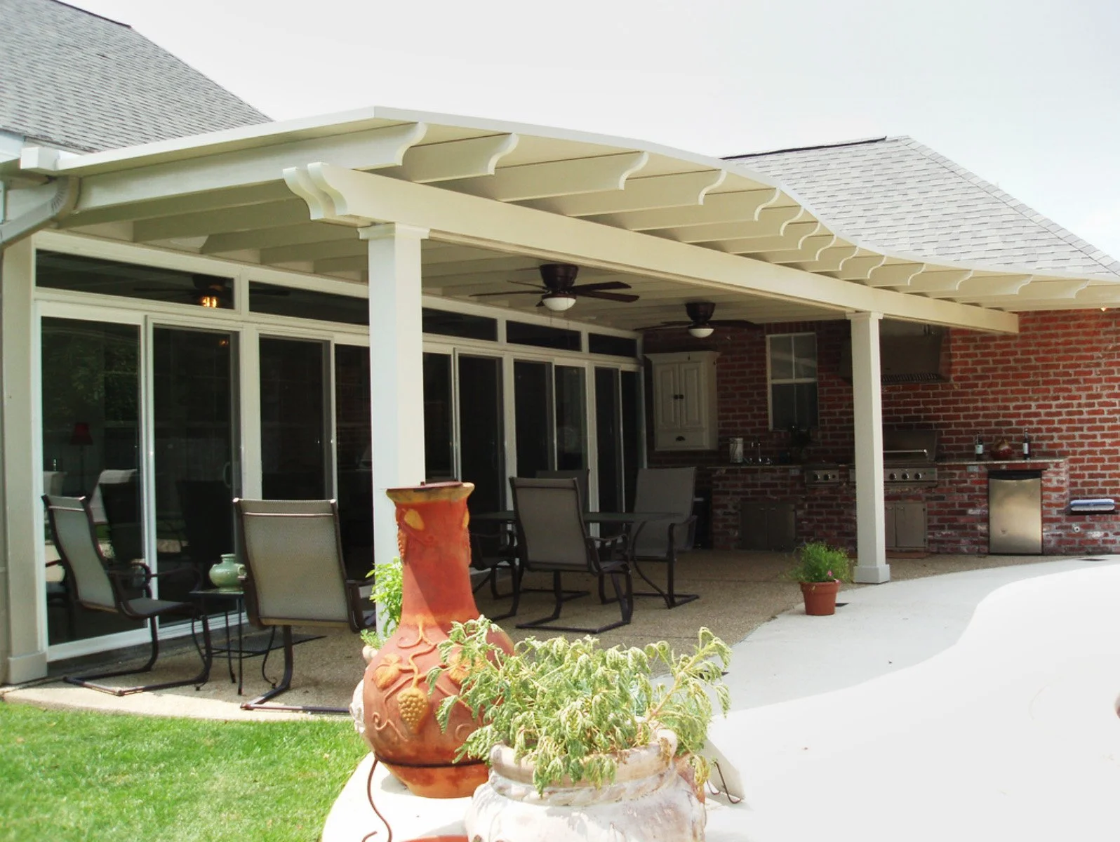 Residential awning installation serving homeowners in the Wiregrass area.