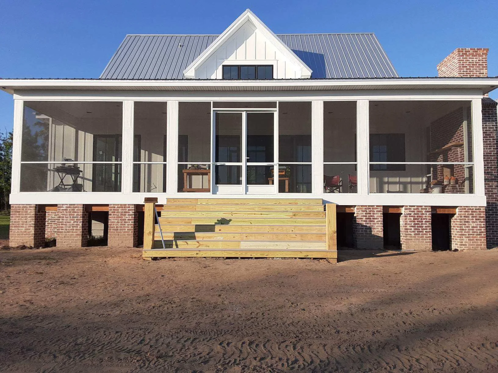 Screenroom addition designed to improve daily comfort and home livability.