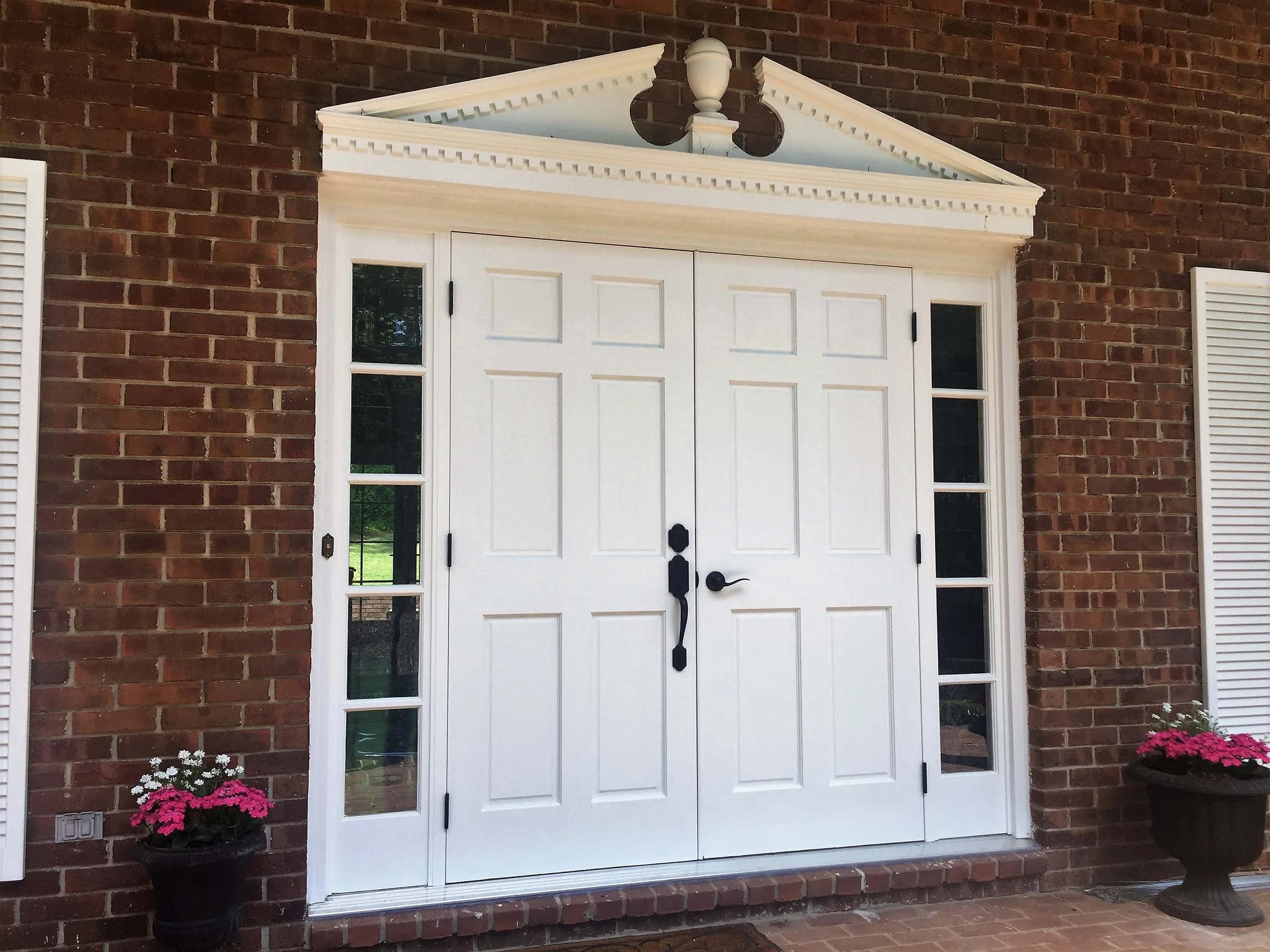 Hathcock Home Services replacement door project for a residential home.