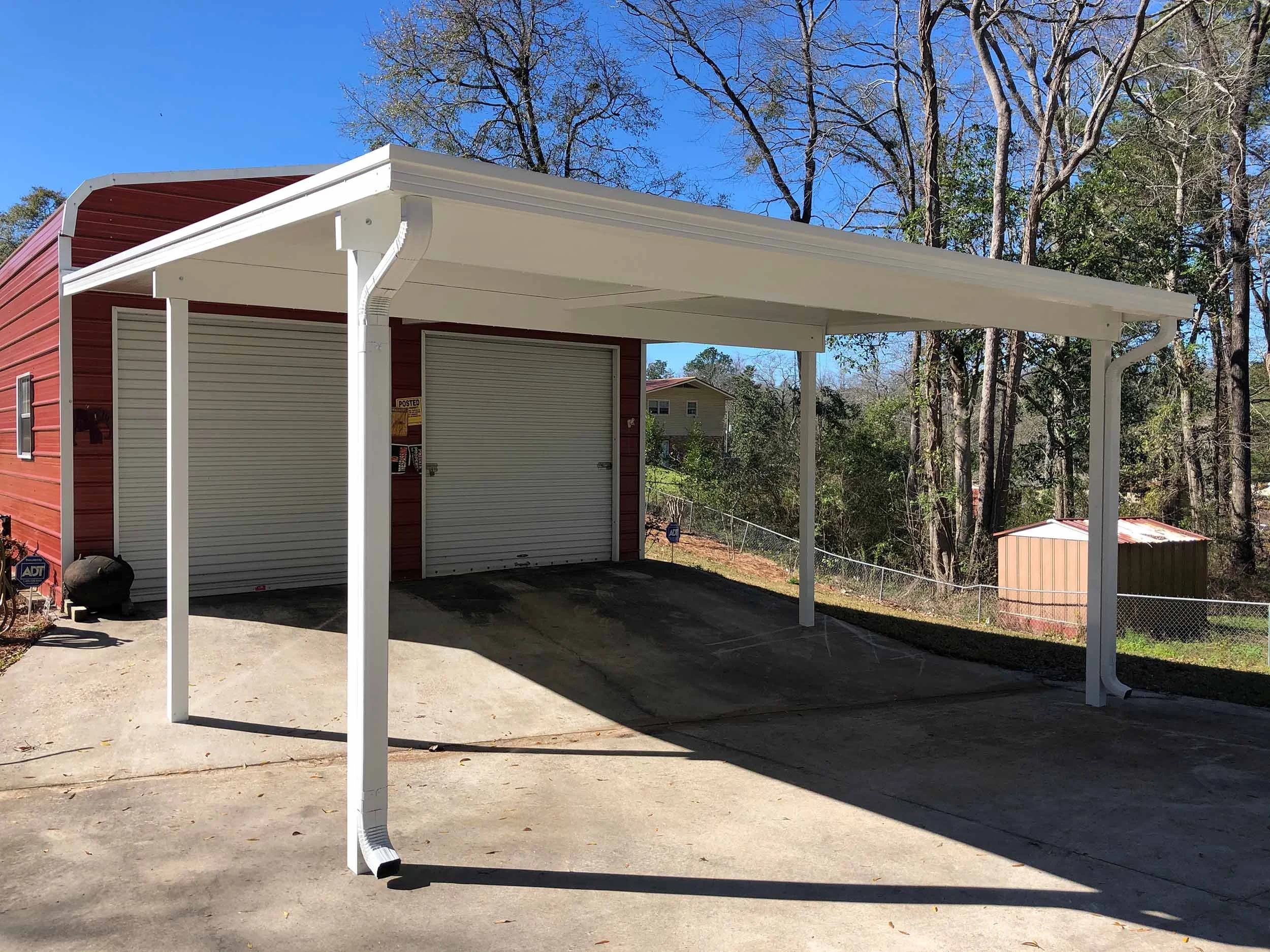 Carport addition designed to add shade, protection, and everyday convenience.
