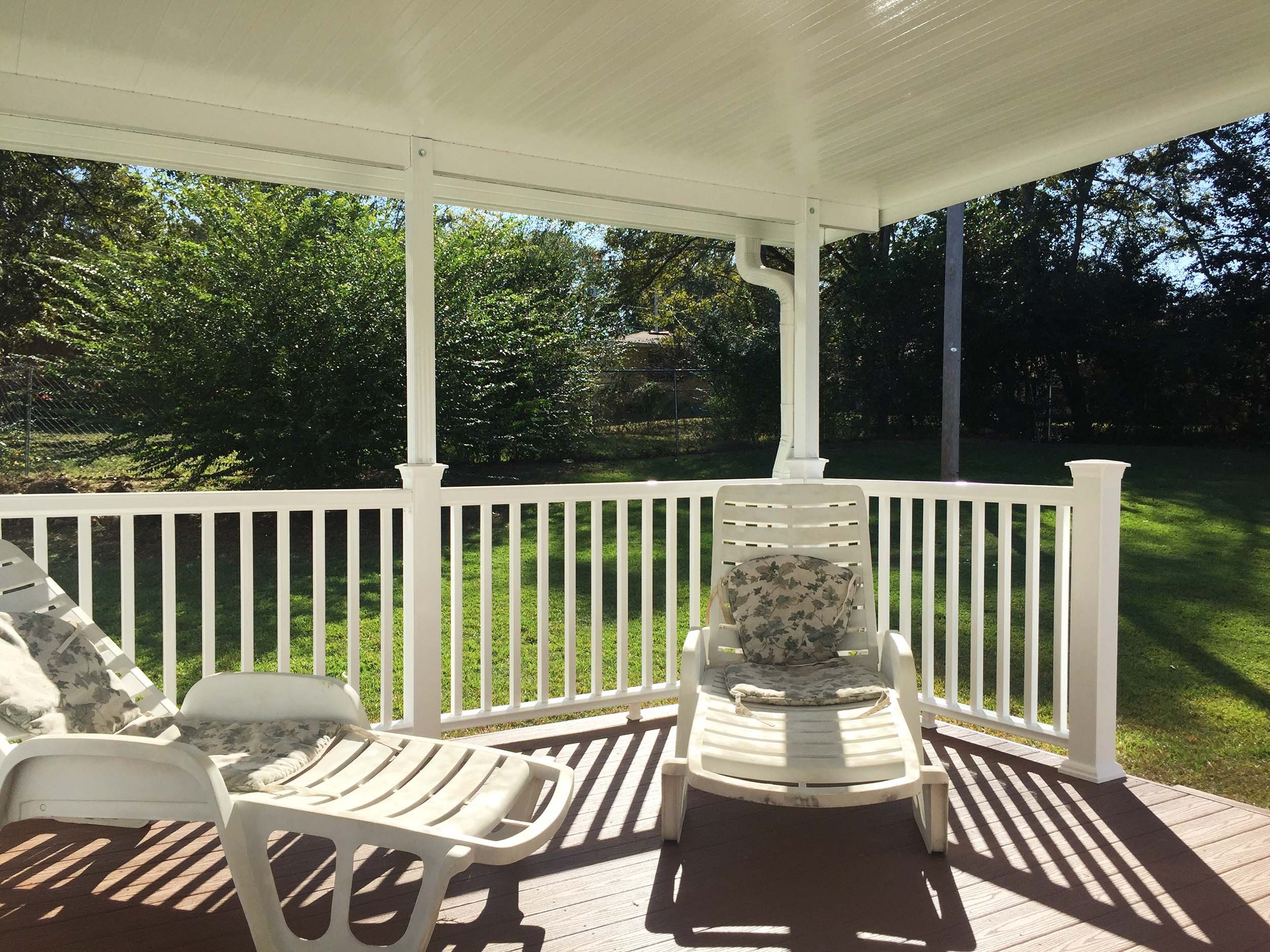 Awning and patio cover installation for improved outdoor comfort and protection.