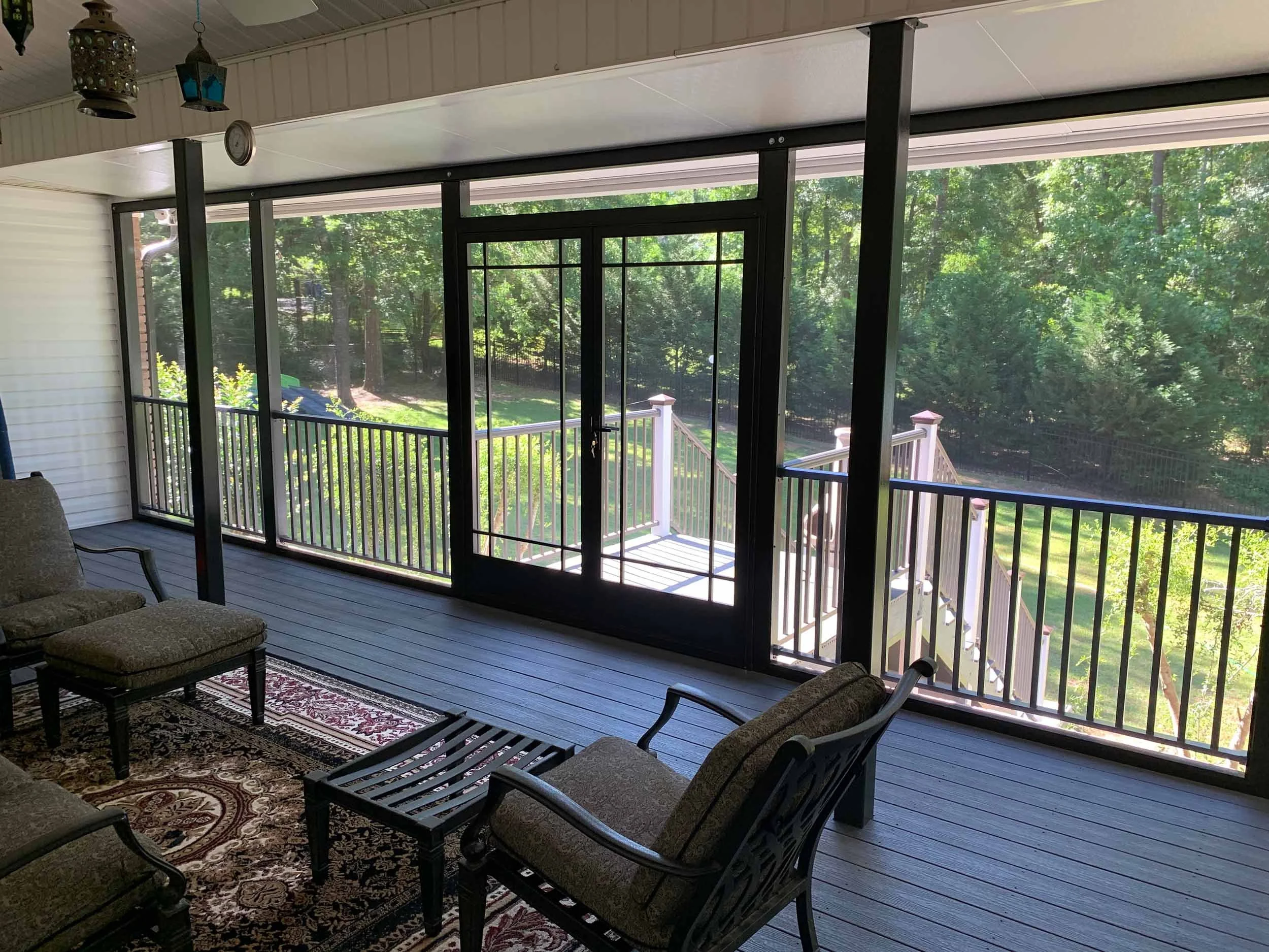 Residential exterior railing designed for long-lasting safety and function.