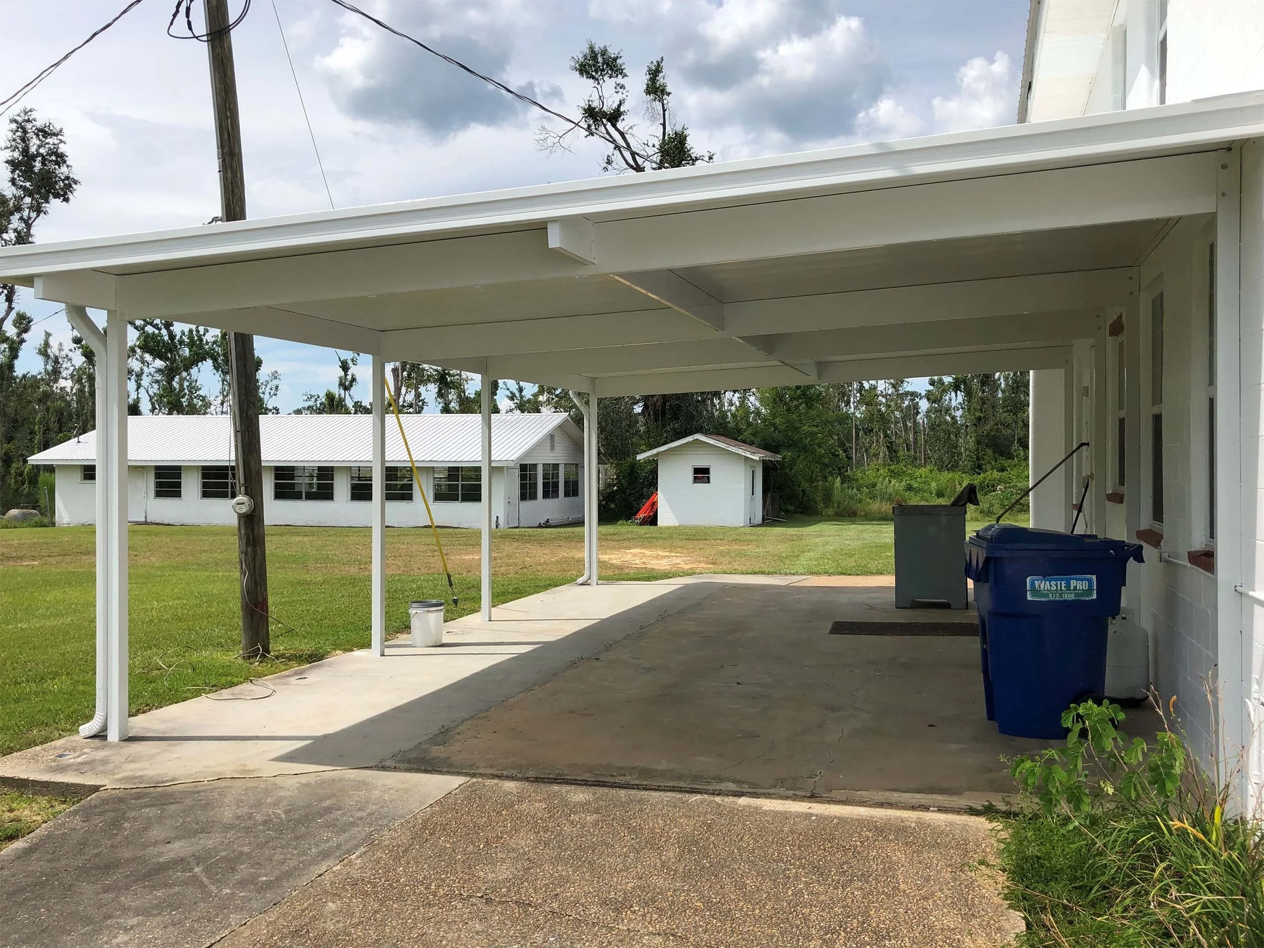 Hathcock Home Services carport project for a residential home.