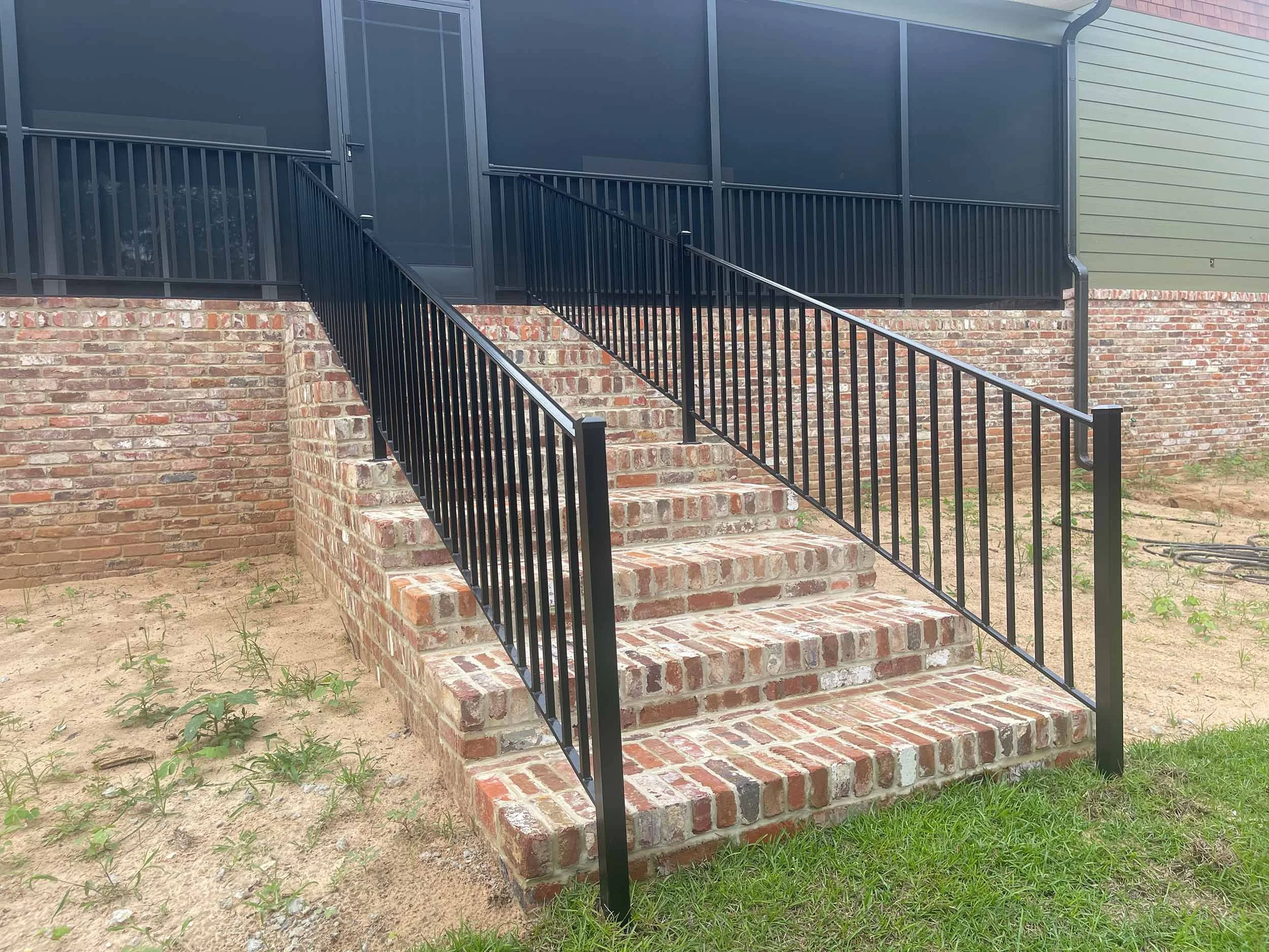 Durable exterior handrails installed for everyday safety and convenience.